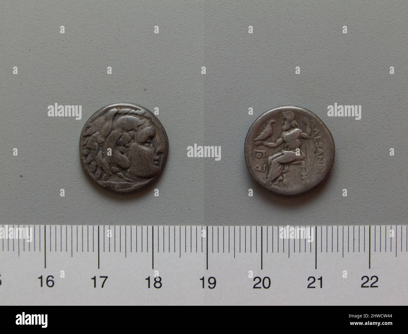 1 dracme di Filippo III, re di Macedonia da Teos. Regnante: Filippo III, re di Macedonia, ca. 359–317 a.C., regolato 323–317 a.C. Mint: TEOS Foto Stock