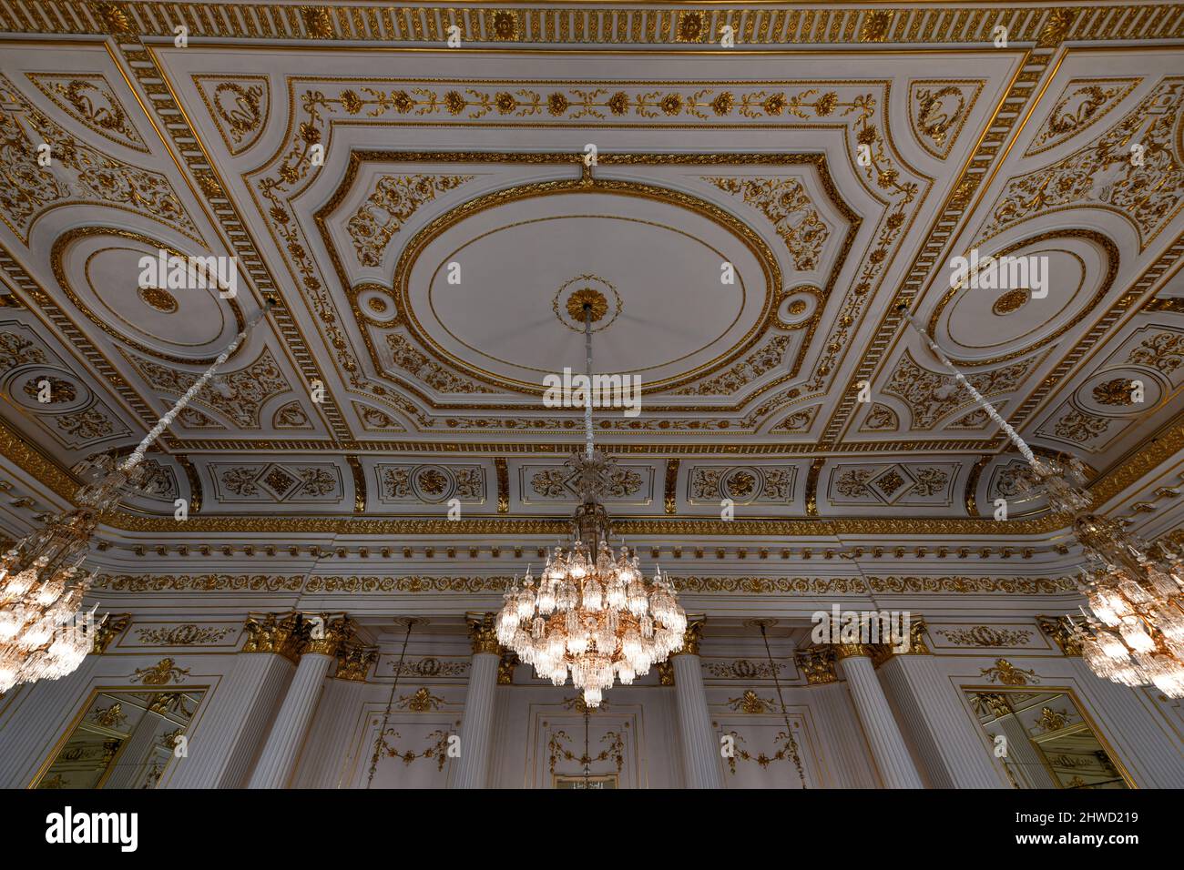 Vienna, Austria - 17 luglio 2021: parlamento temporaneo nel Palazzo Imperiale di Vienna, Austria. Foto Stock