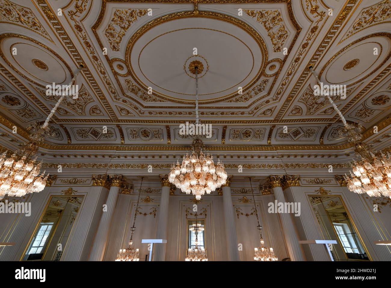 Vienna, Austria - 17 luglio 2021: parlamento temporaneo nel Palazzo Imperiale di Vienna, Austria. Foto Stock