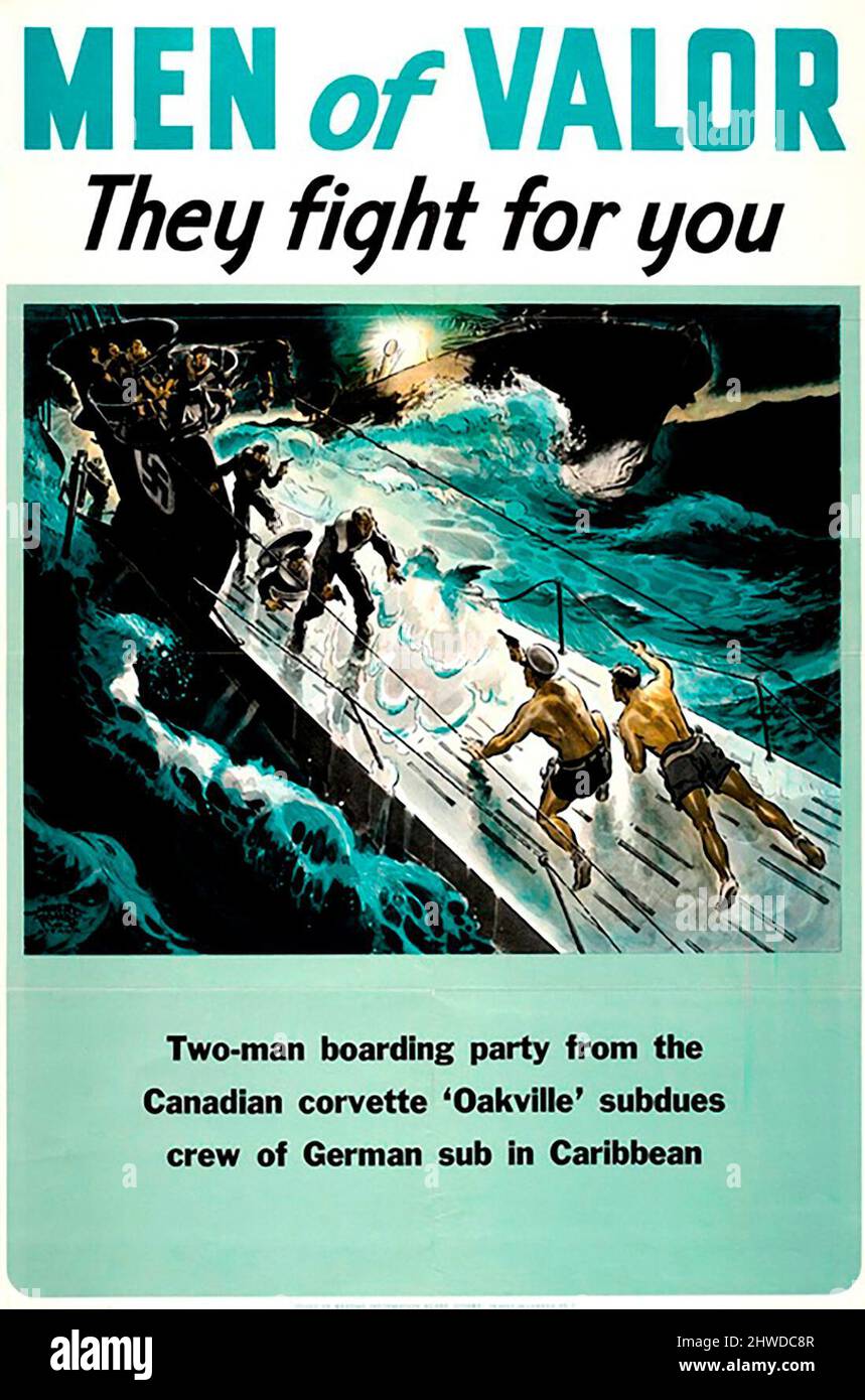 Uomini di Valor (Canada) tra il 1939 e il 1945 Foto Stock