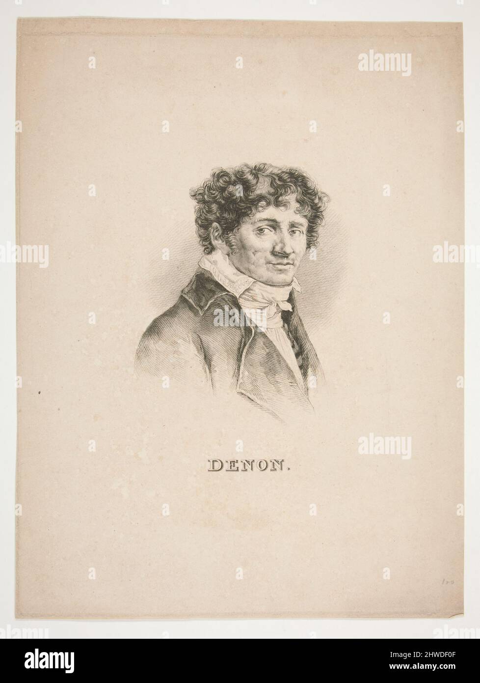 Ritratto di Dominique-Vivant Denon. Artista: Sconosciuto Foto Stock