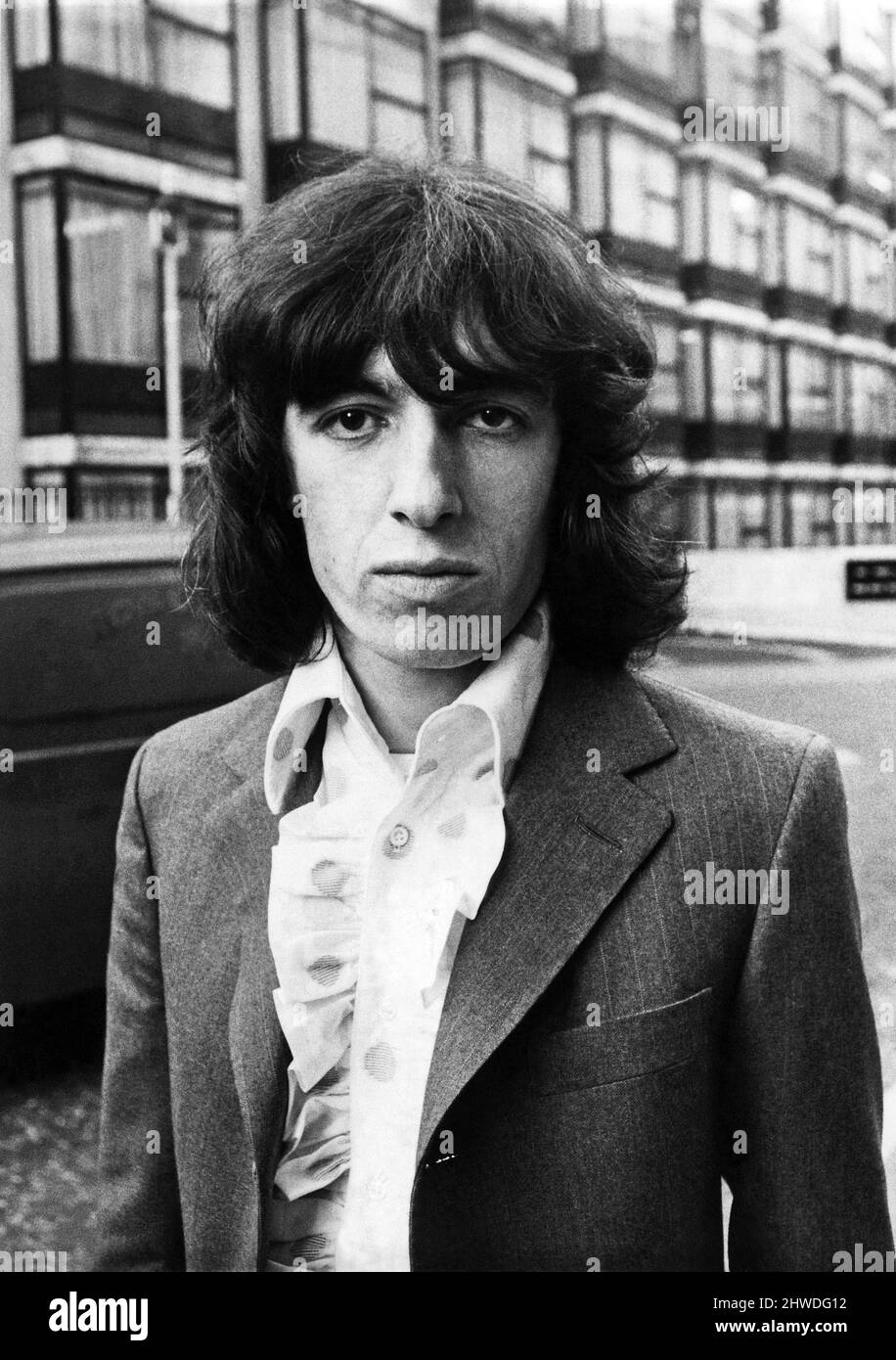 Bill Wyman, Rolling Stones, presso i tribunali legali di Londra, divorzio, 9th luglio 1969 Foto Stock