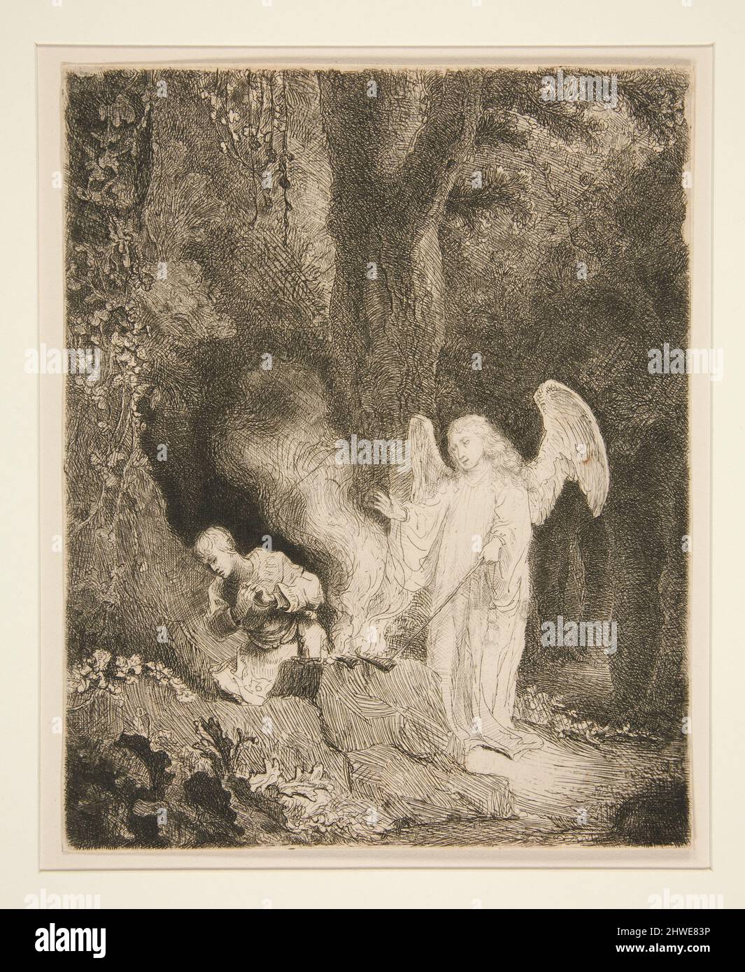 Sacrificio di Gedeone. Artista: Ferdinand Bol, olandese, 1616–1680 Foto Stock