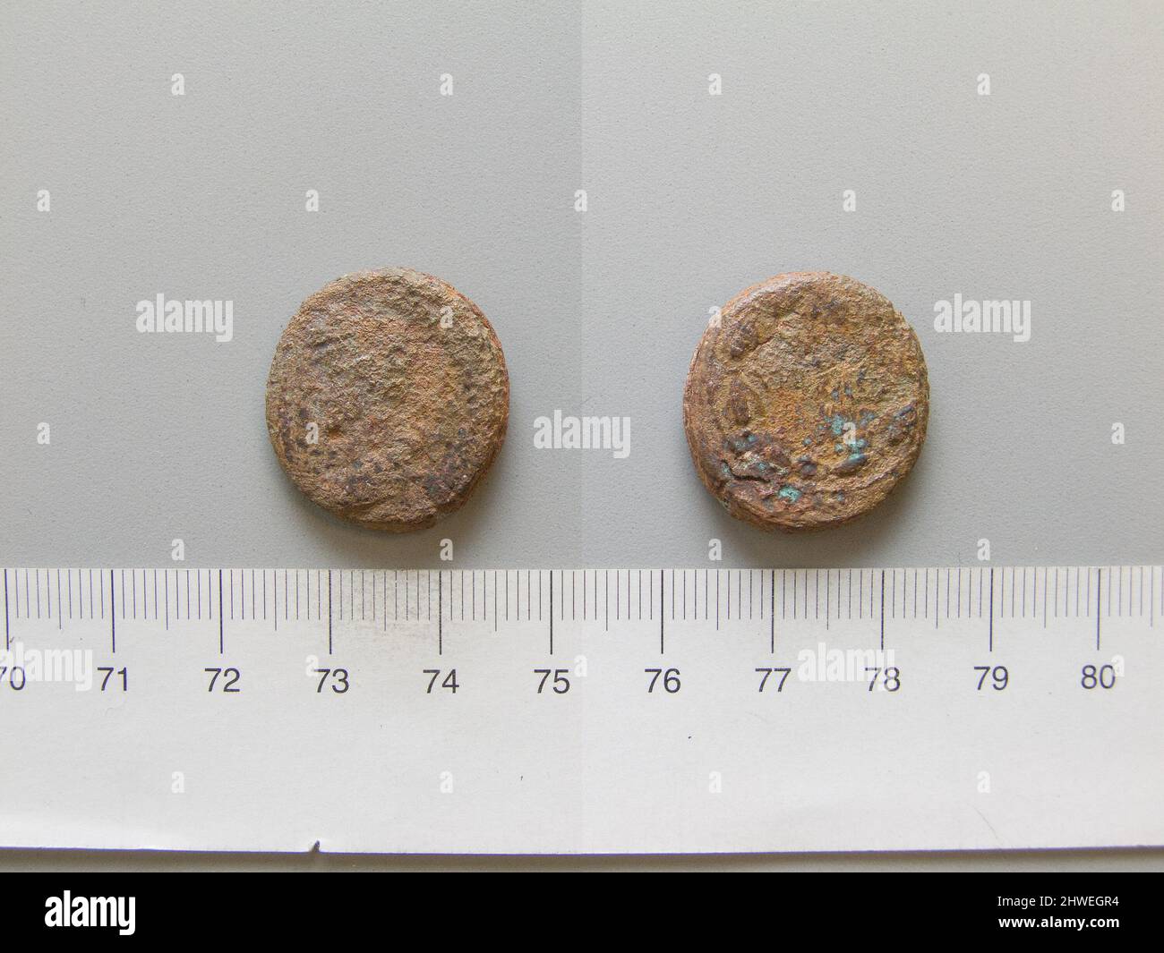 Moneta di Lucius Verus, Co imperatore di Roma da Hierapolis. Regnante: Lucius Verus, Imperatore di Roma, A.D. 130–169, regnò 161–69 Mint: Hierapolis artista: Sconosciuto Foto Stock