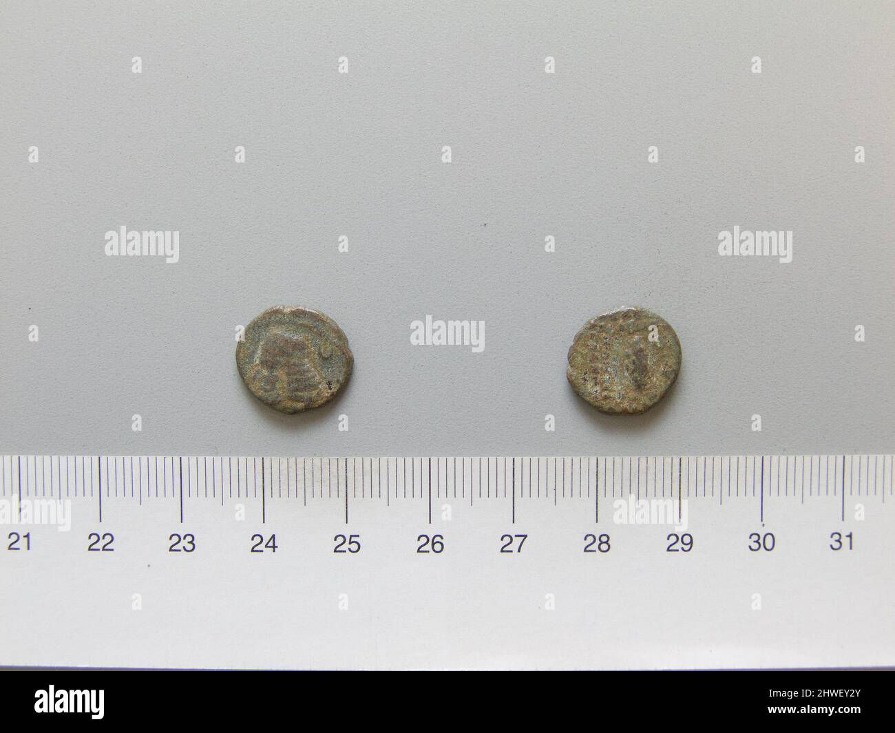 Moneta di Orodes i, re di Partia da Partia. Regnante: Orodes i, re di Partia, governò ca. 85–80 a.C. Mint: Parthia artista: Sconosciuto Foto Stock