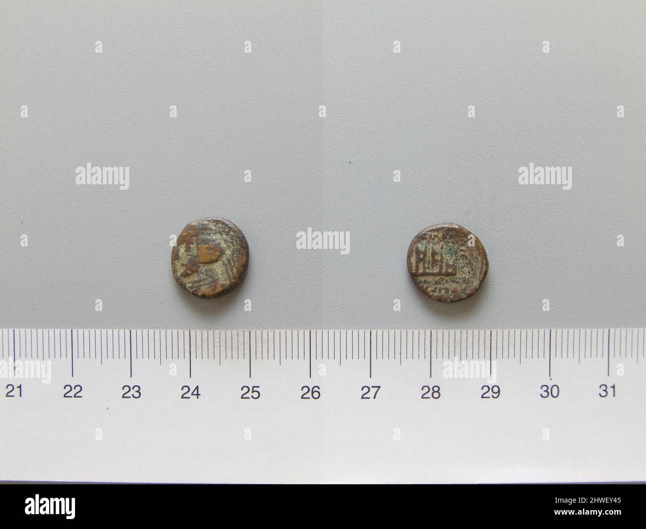 Moneta di Orodes i, re di Partia da Partia. Regnante: Orodes i, re di Partia, governò ca. 85–80 a.C. Mint: Parthia artista: Sconosciuto Foto Stock