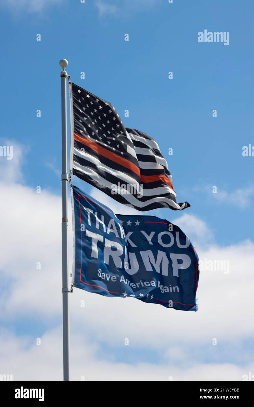 Bandiera Trump 2024 3x5 Piedi - Make America Great Again, Banner Per Manifestazioni Patriottiche
