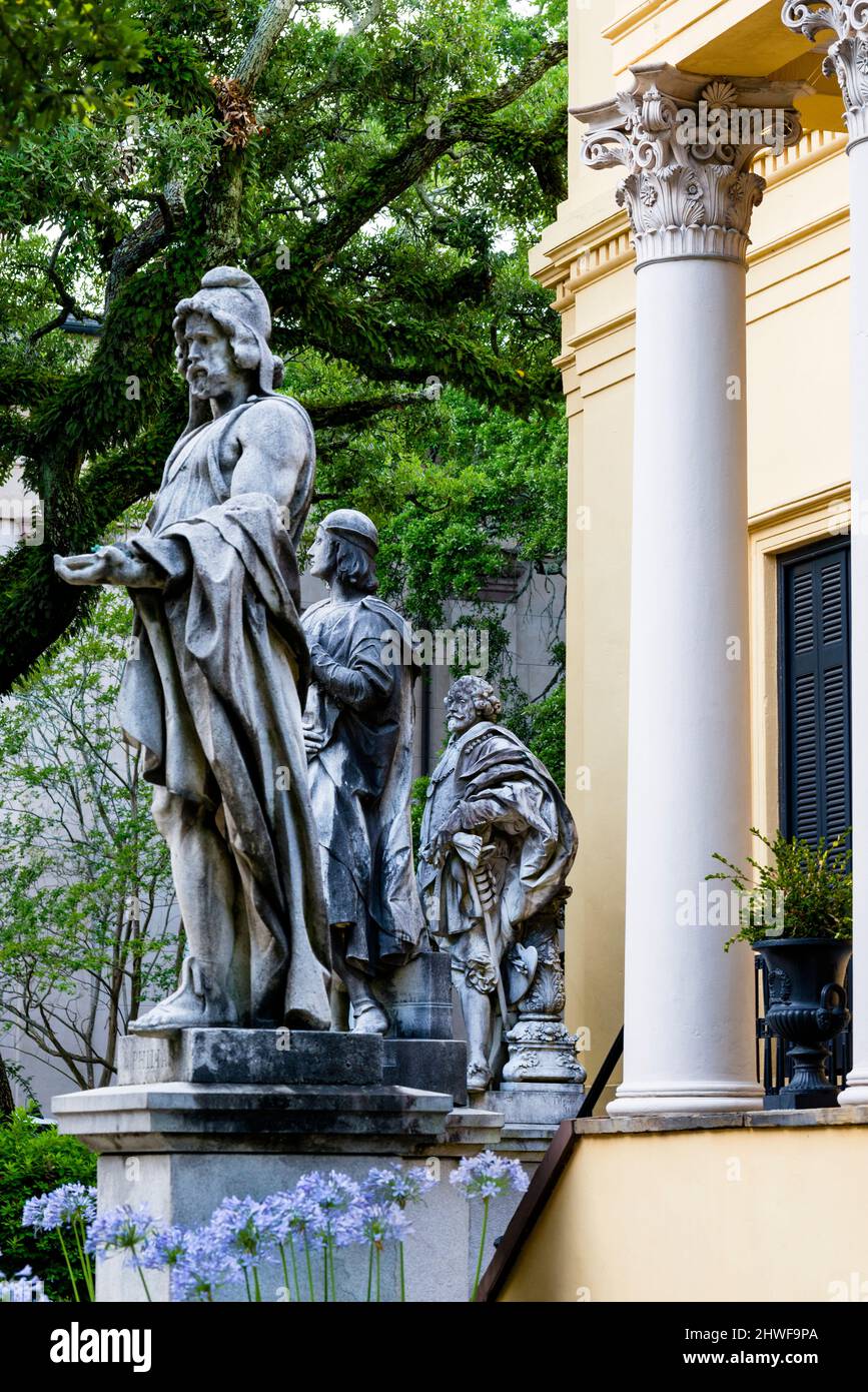 La Telfair Academy di Savannah, museo d'arte pubblica della Georgia. Foto Stock