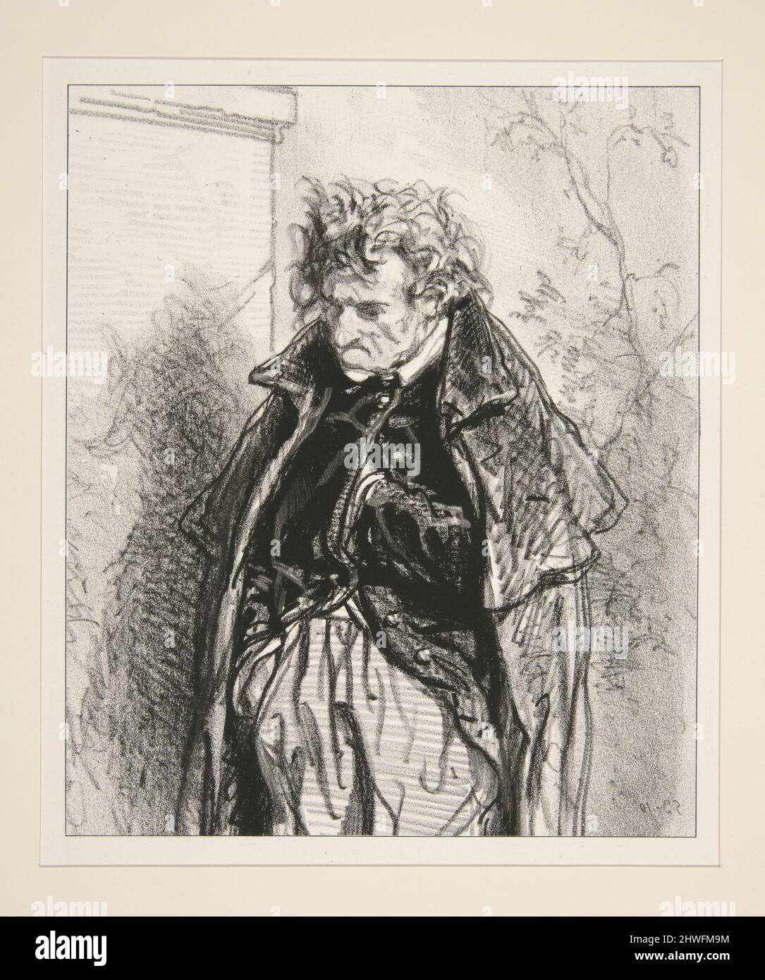 Rene.. Artista: Paul Gavarni, francese, 1804–1866 Foto Stock