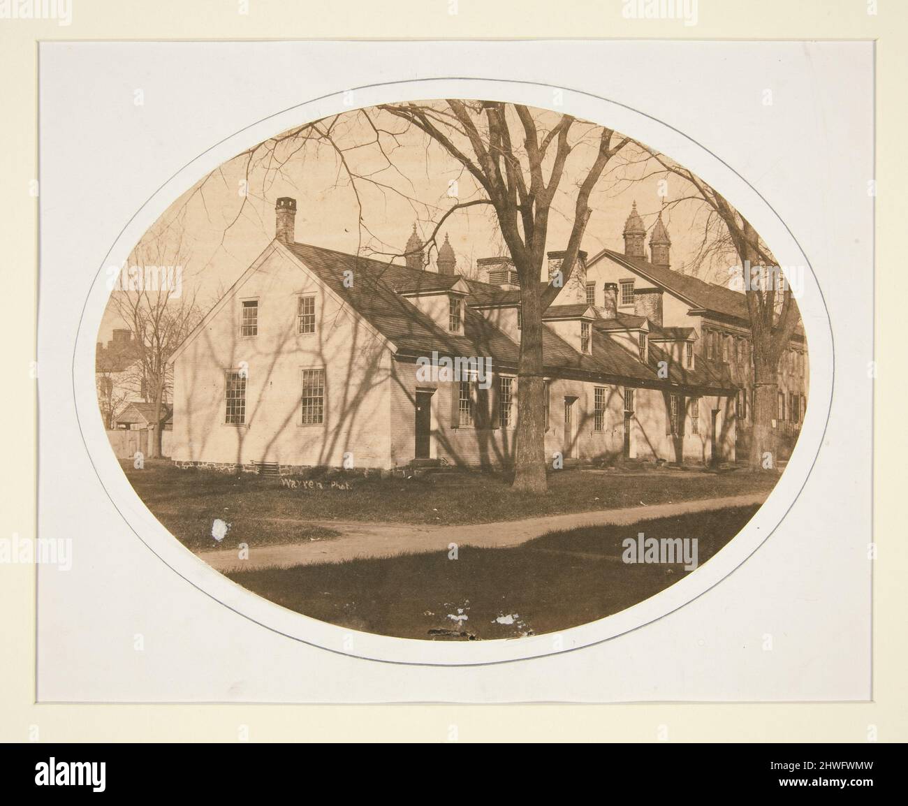 Yale Chemical Labratory. Artista: George K. Warren, americano, 1824/34–1884 Foto Stock