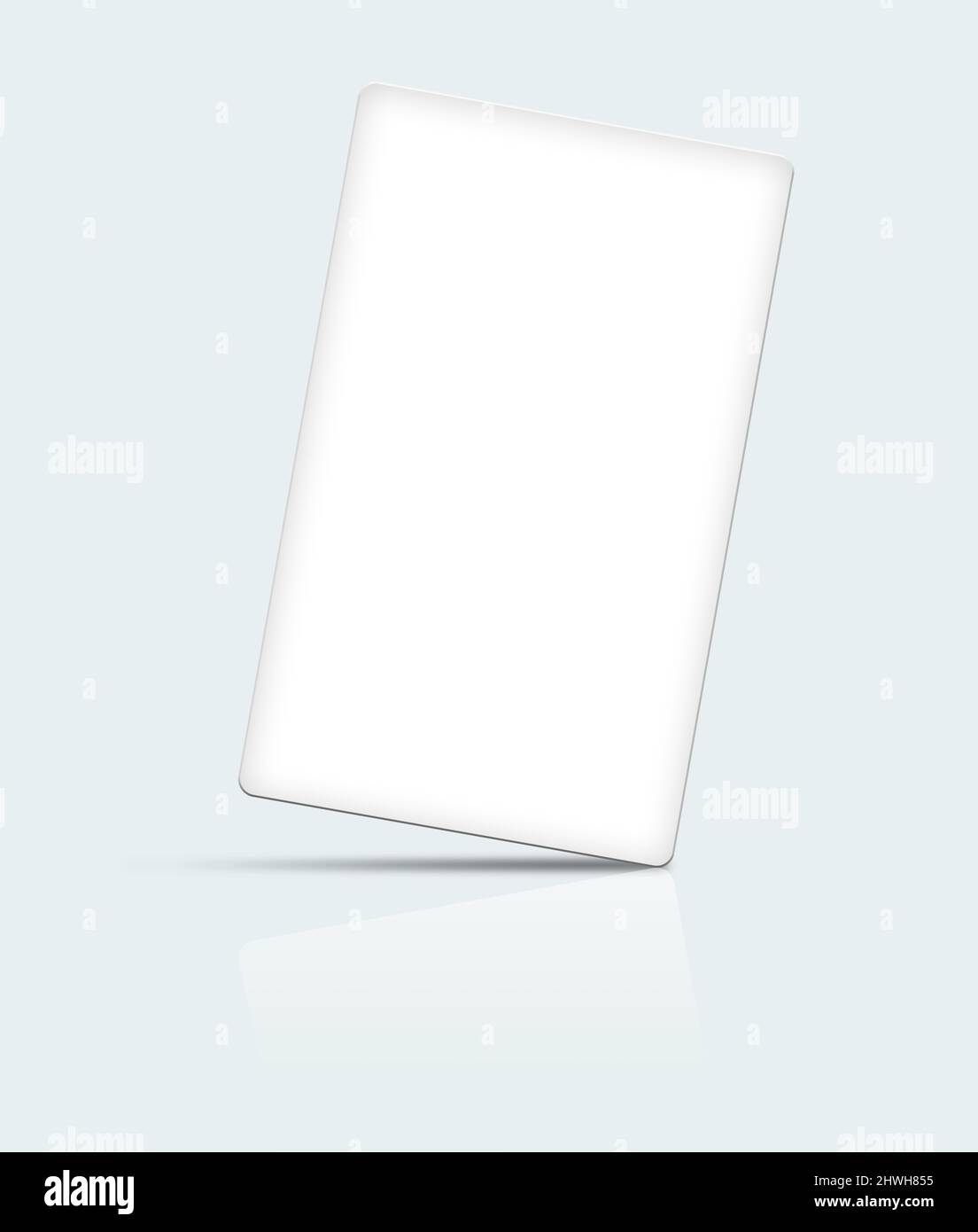 Rappresentazione della scheda ID Mockup 3D Foto Stock