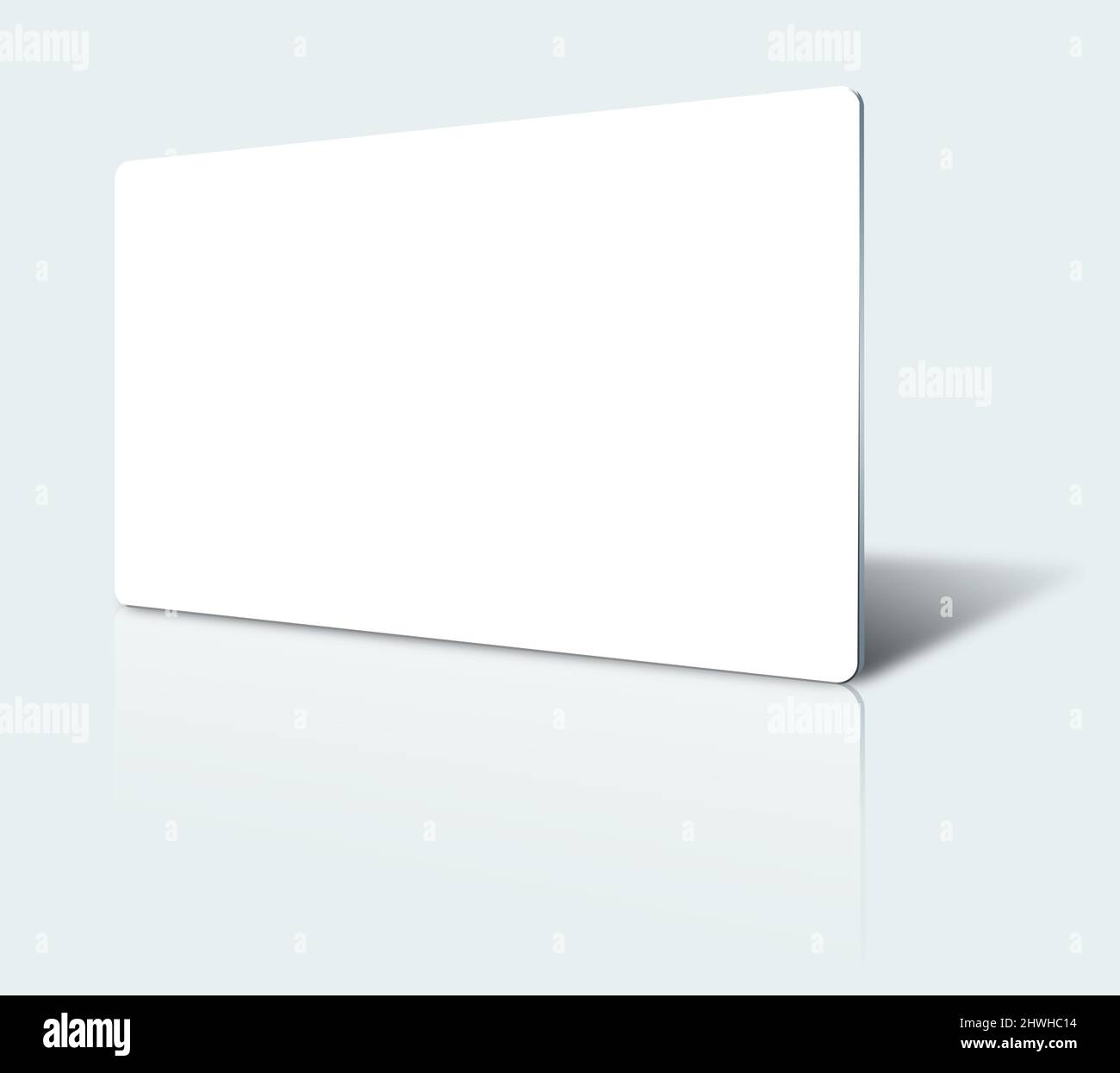 Rappresentazione della scheda ID Mockup 3D Foto Stock