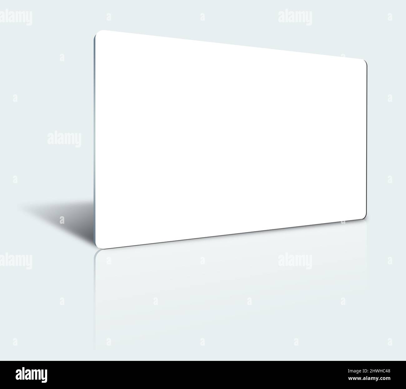 Rappresentazione della scheda ID Mockup 3D Foto Stock