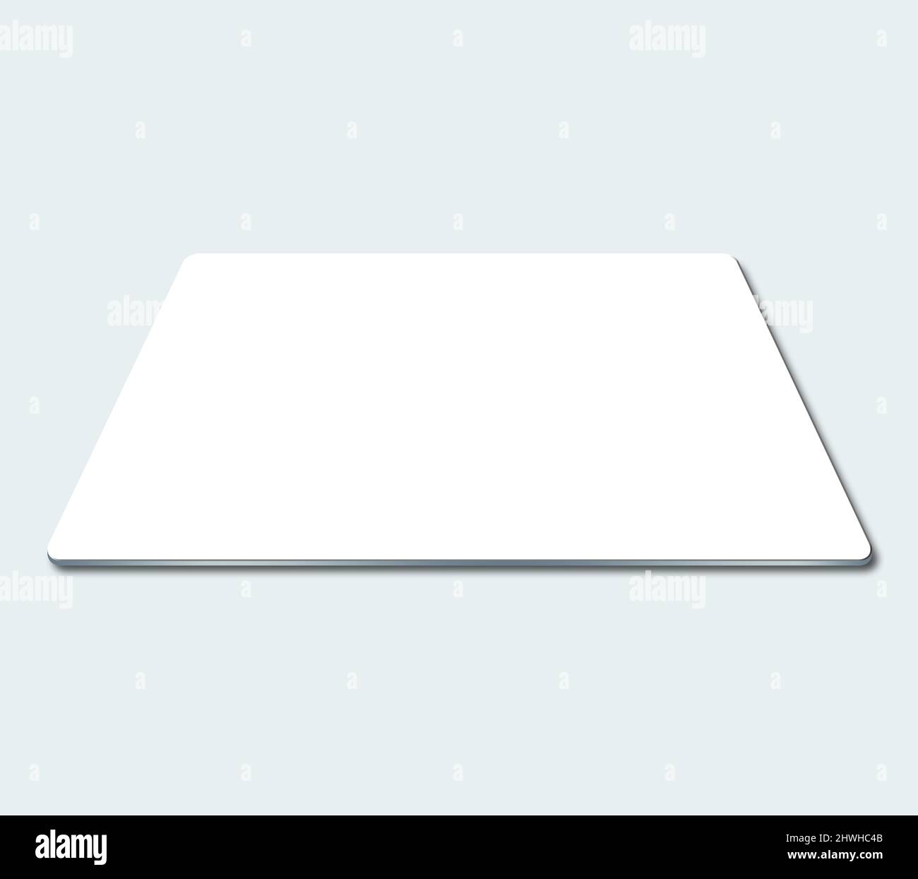 Rappresentazione della scheda ID Mockup 3D Foto Stock