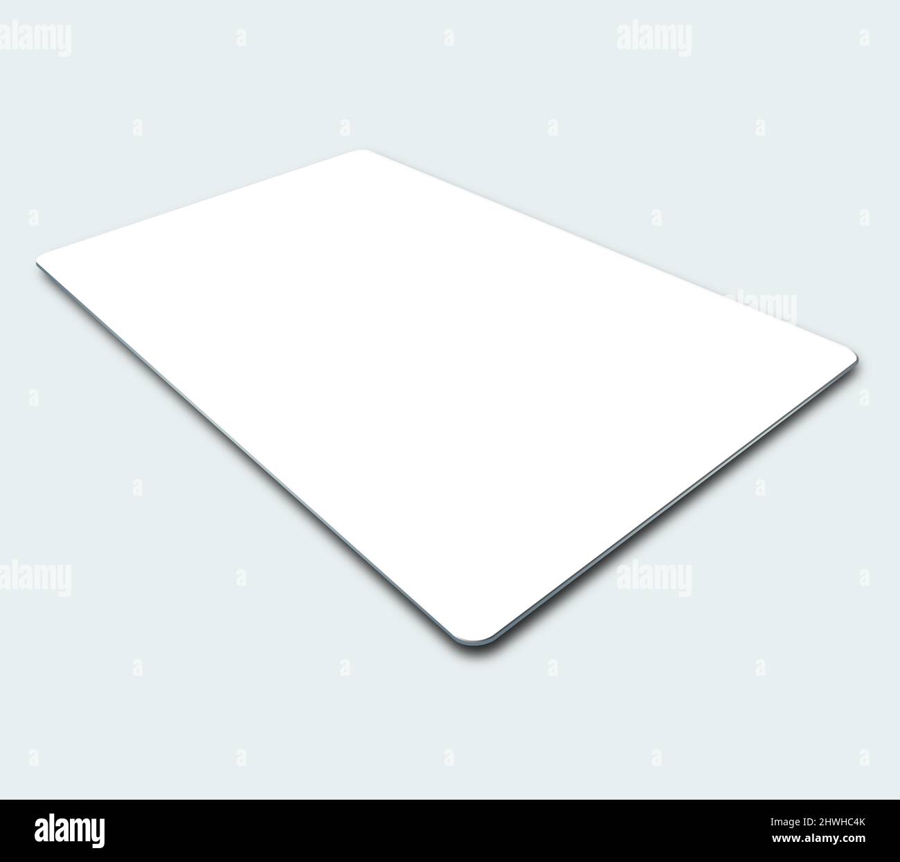 Rappresentazione della scheda ID Mockup 3D Foto Stock