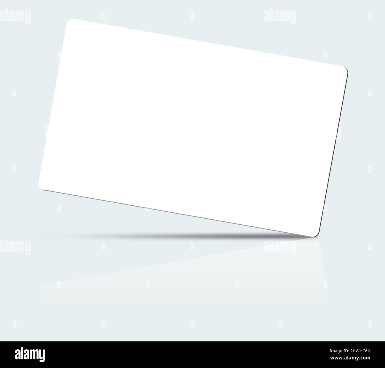 Rappresentazione della scheda ID Mockup 3D Foto Stock