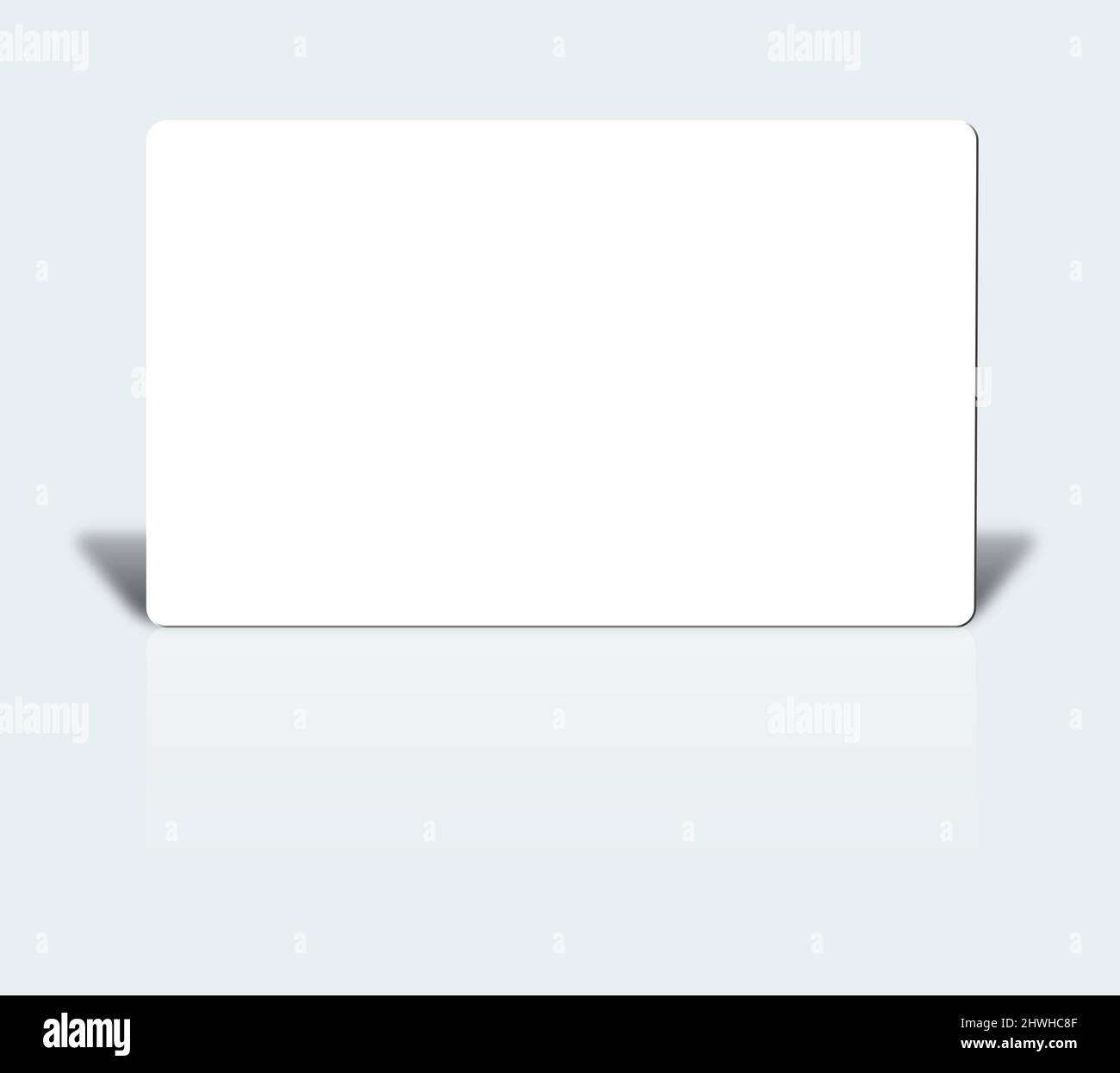 Rappresentazione della scheda ID Mockup 3D Foto Stock