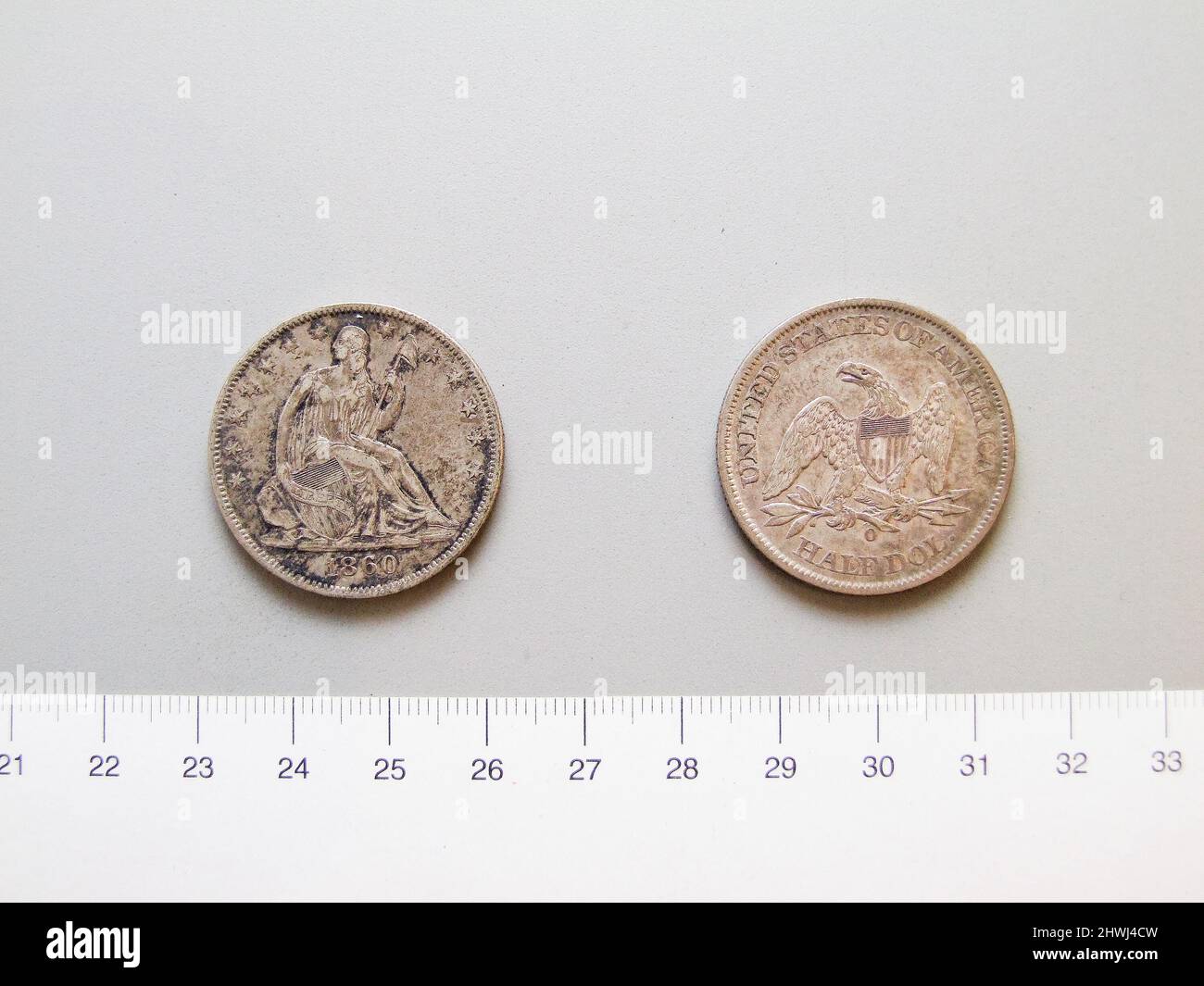 50 centesimi dalla Mint. Degli Stati Uniti Mint: United States Mint, fondata nel 1792 Foto Stock