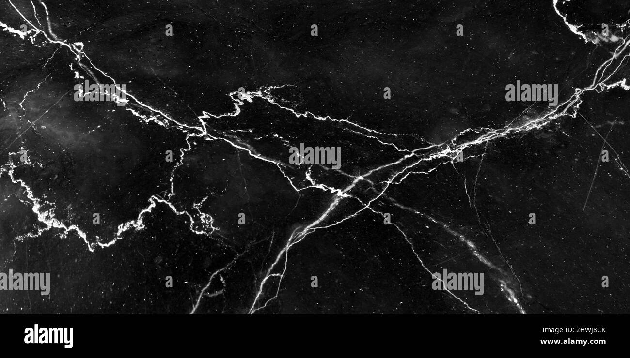 Marmo bianco e nero vena senza cuciture astratto naturale per sfondo Foto Stock