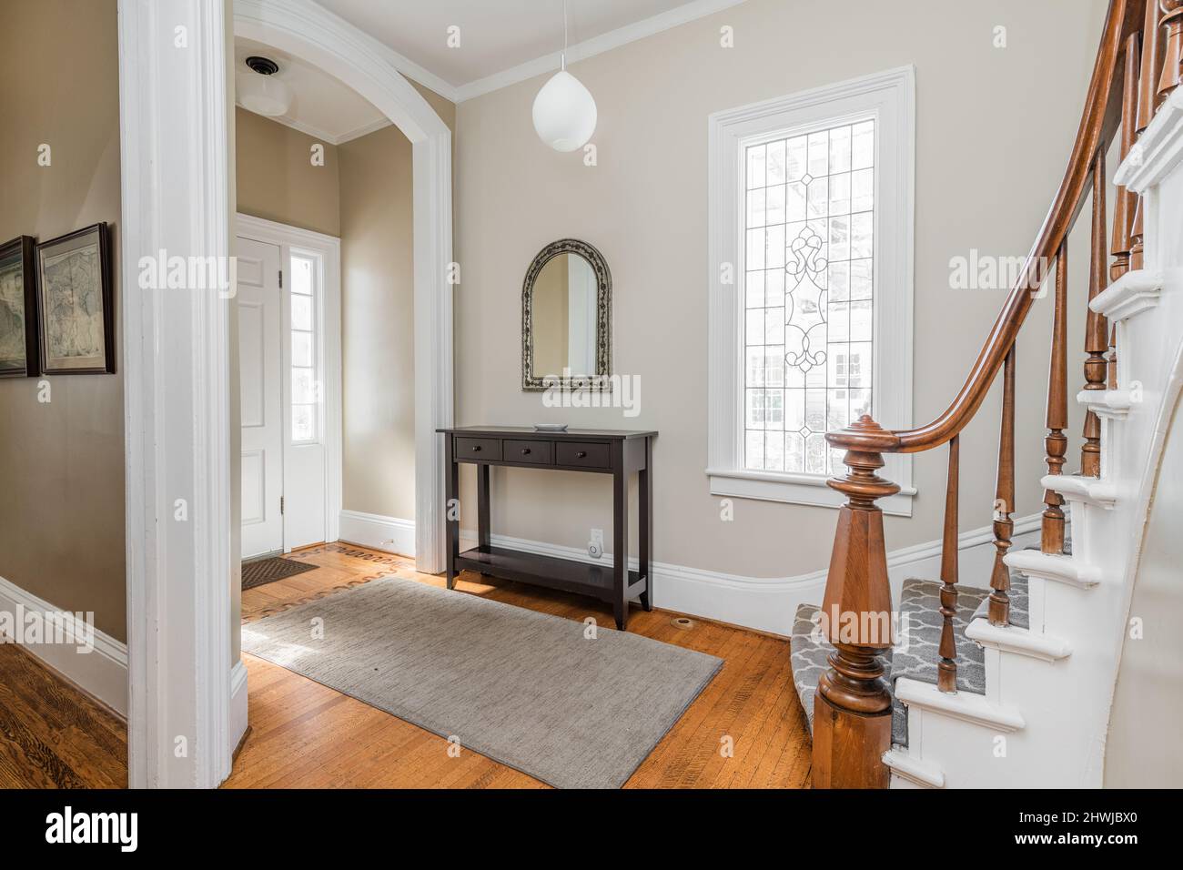 Interni residenziali - Scale Foto Stock