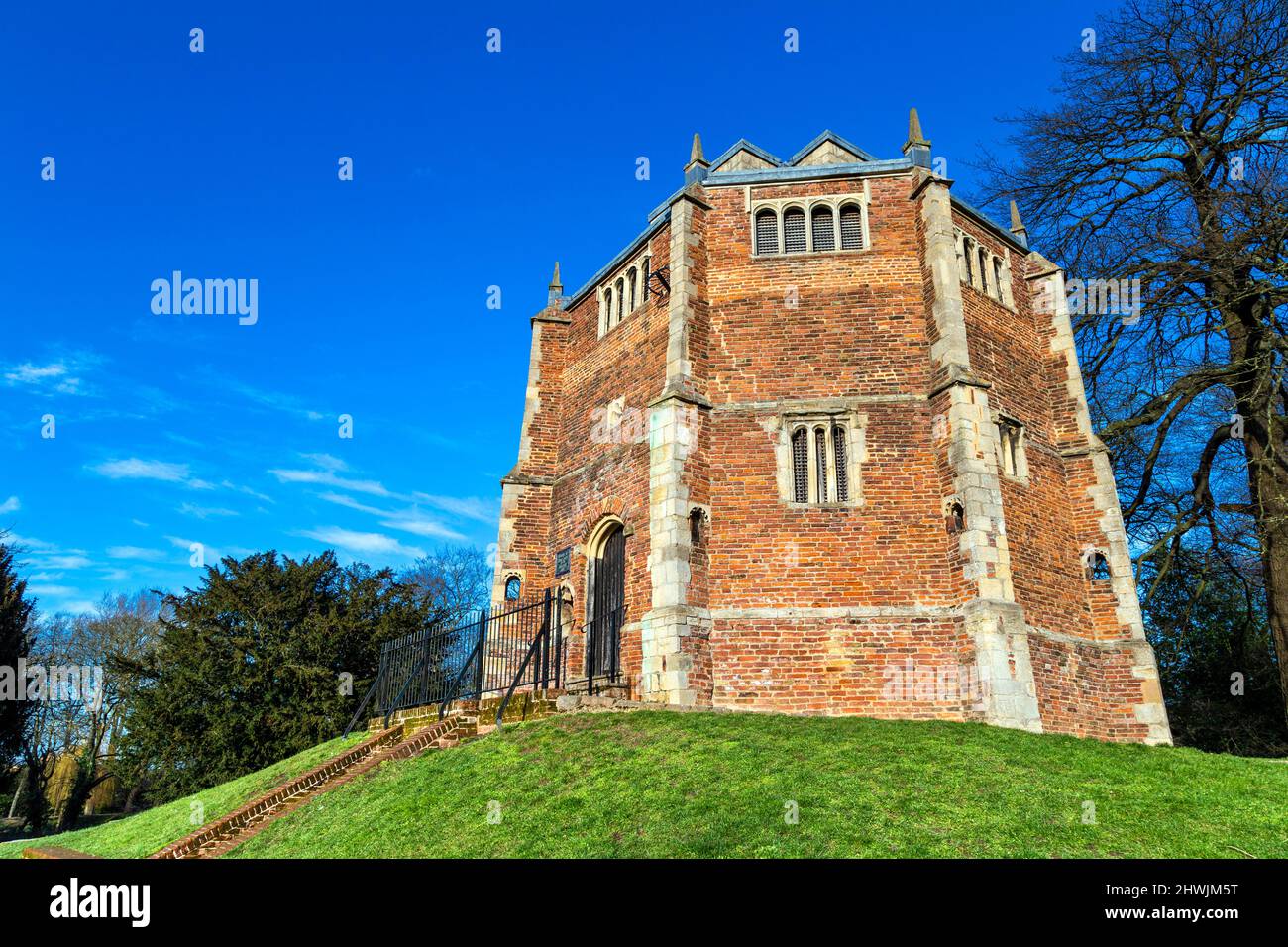 Red Mount Chapel presso il parco Walks, King's Lynn, Norfolk, Regno Unito Foto Stock
