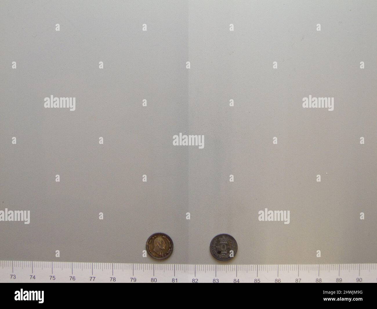 2 Pence dal consiglio di amministrazione con il re Guglielmo IV. Oggetto: Guglielmo IV, Re di Gran Bretagna, 1765–1837 Mint: Consiglio di Amministrazione artista: Sconosciuto Foto Stock