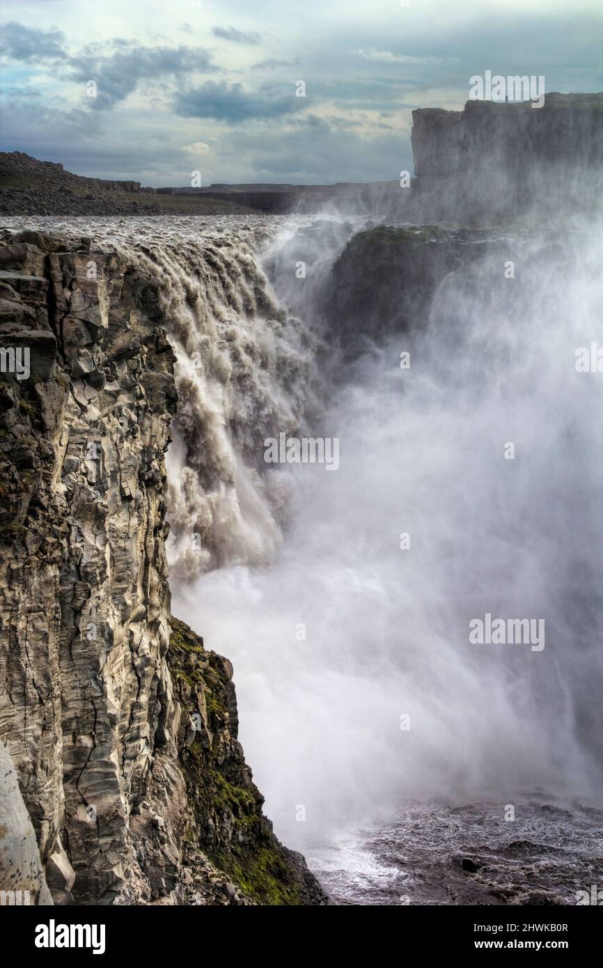 Dettiff Falls, Islanda Foto Stock