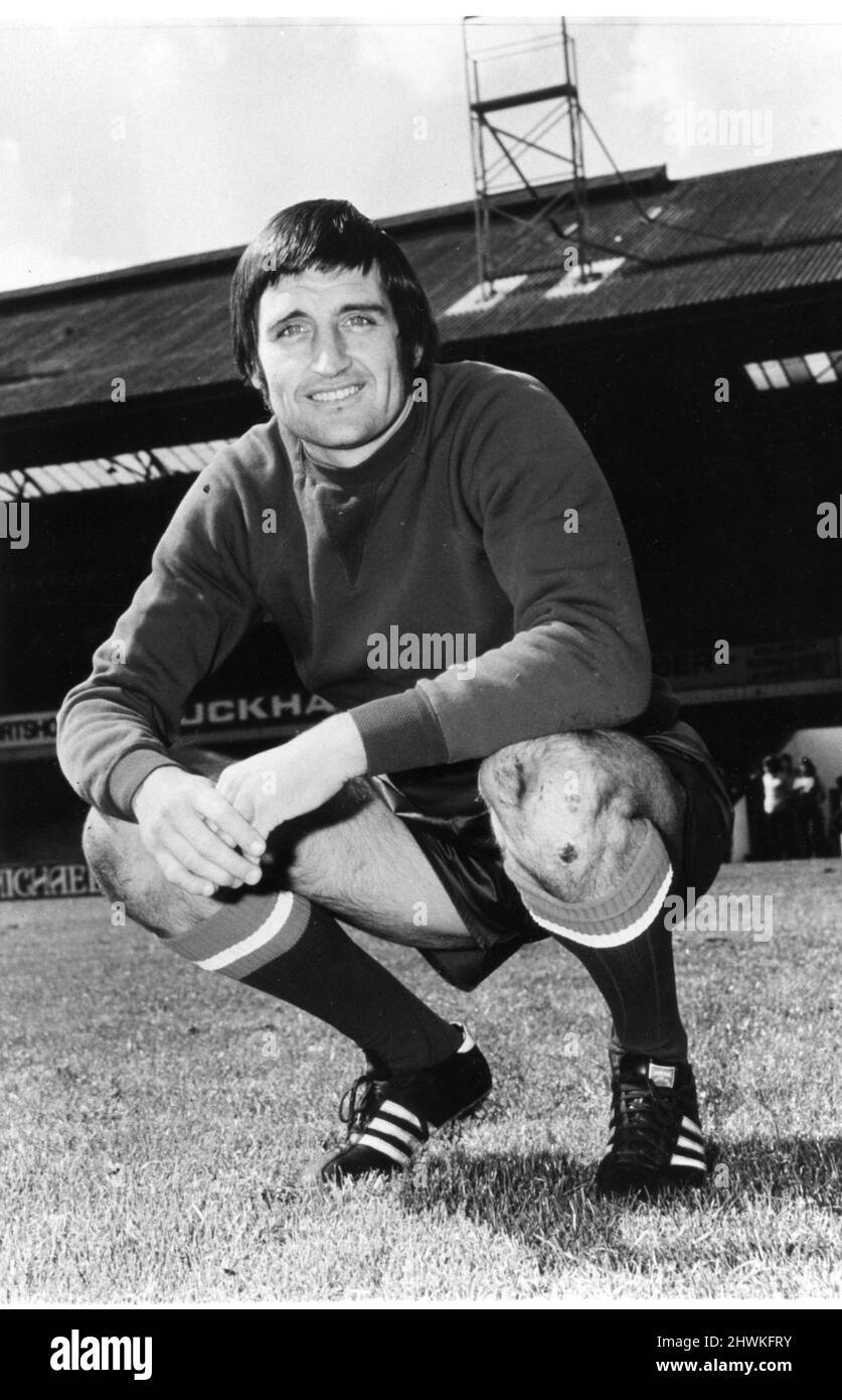 John Jackson, noto anche come JK Jackson di Crystal Palace, agosto 1973. Foto Stock
