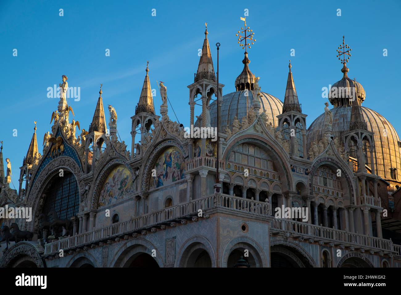 Cupole di San Marco Foto Stock