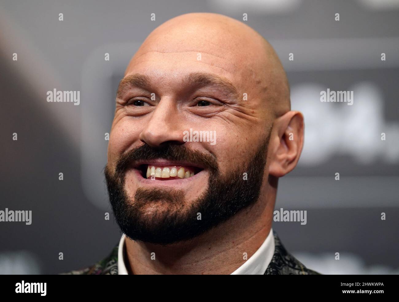 Foto di archivio datata 01-03-2022 di Tyson Fury, che ha aperto sui suoi piani di pensionamento e ha affermato che ha già più soldi di quanto avrà mai bisogno. Data di emissione: Domenica 6 marzo 2022. Foto Stock