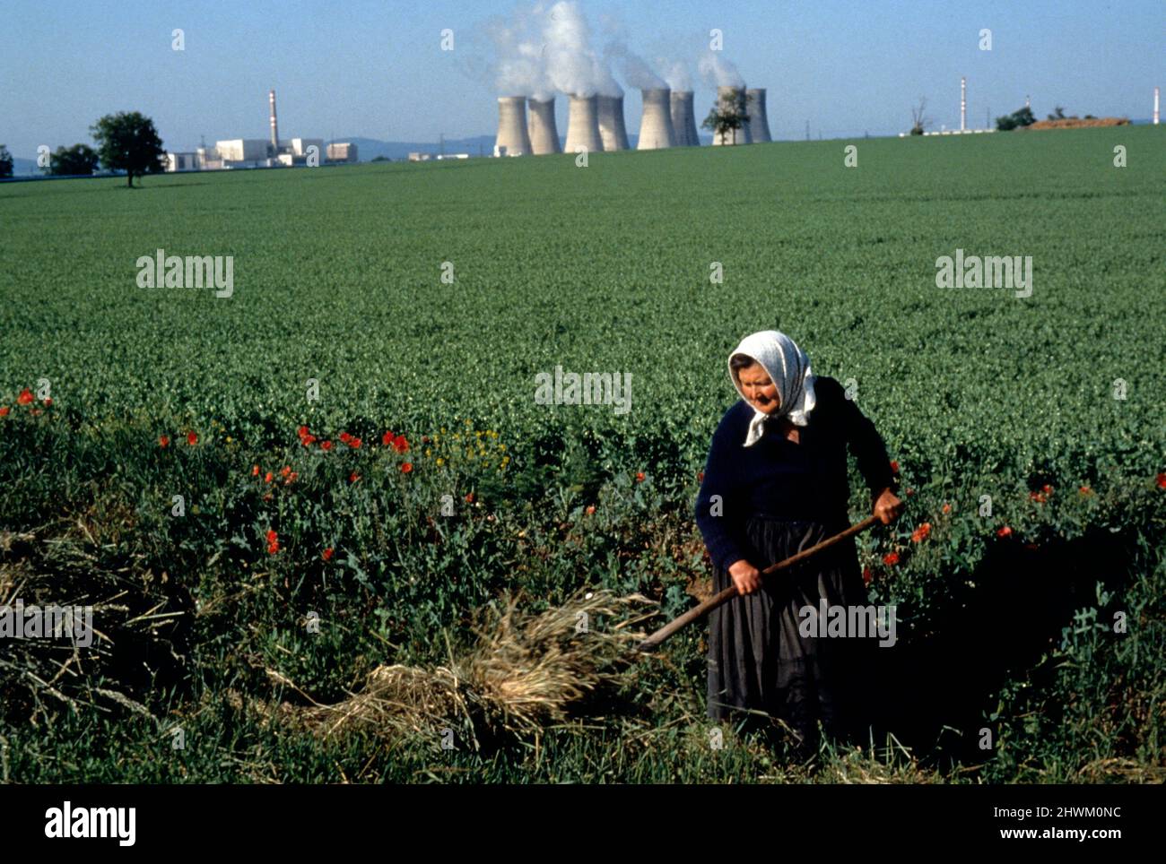 Slovaquie più pericoloso impianto nucleare di bohunice Foto Stock
