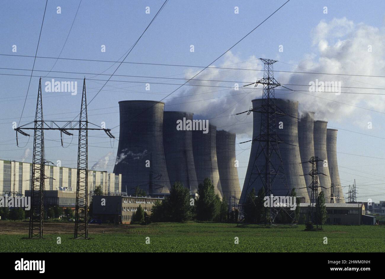 Une des Plus dangereuses centrale d'europe de l'est meme modelle que Tchernobyl Foto Stock