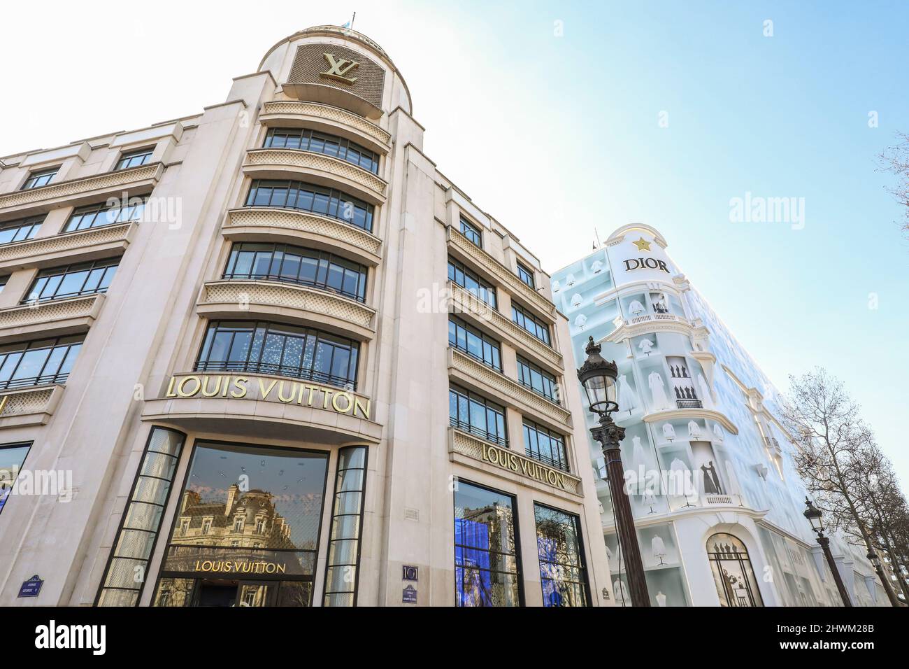 DIOR BOUTIQUE CHAMPS ELYSEES, PARIGI Foto Stock