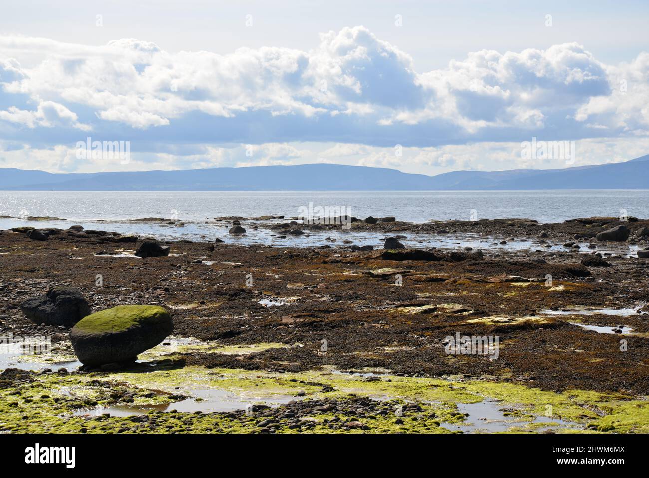 Largs Beach, North Ayrshire, Scozia Foto Stock