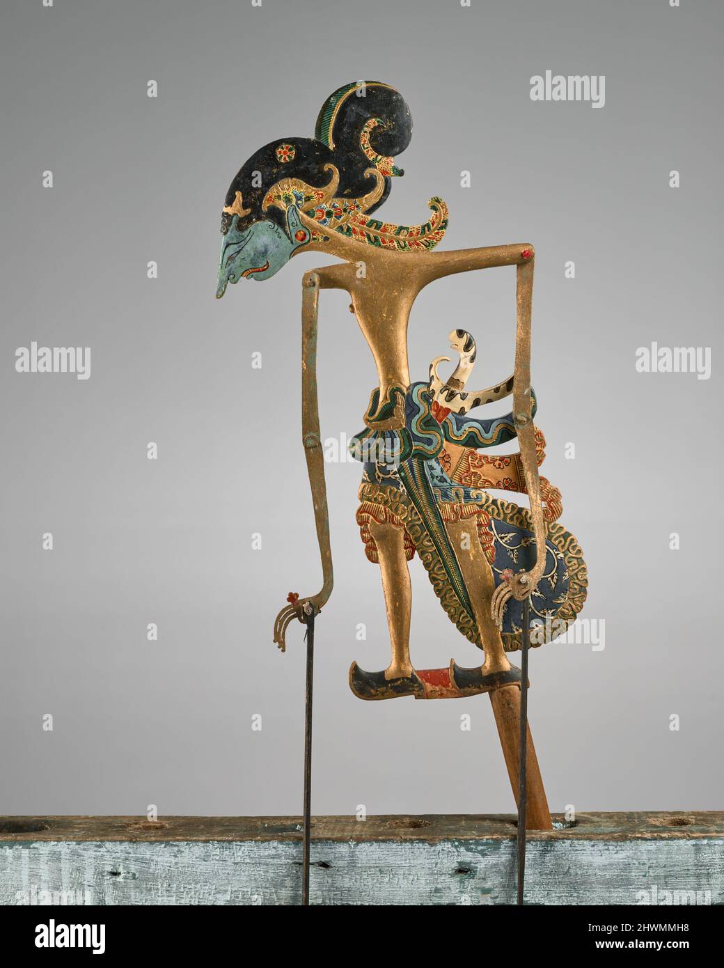 Marionetta (Wayang Klitik) di Yudira Foto Stock