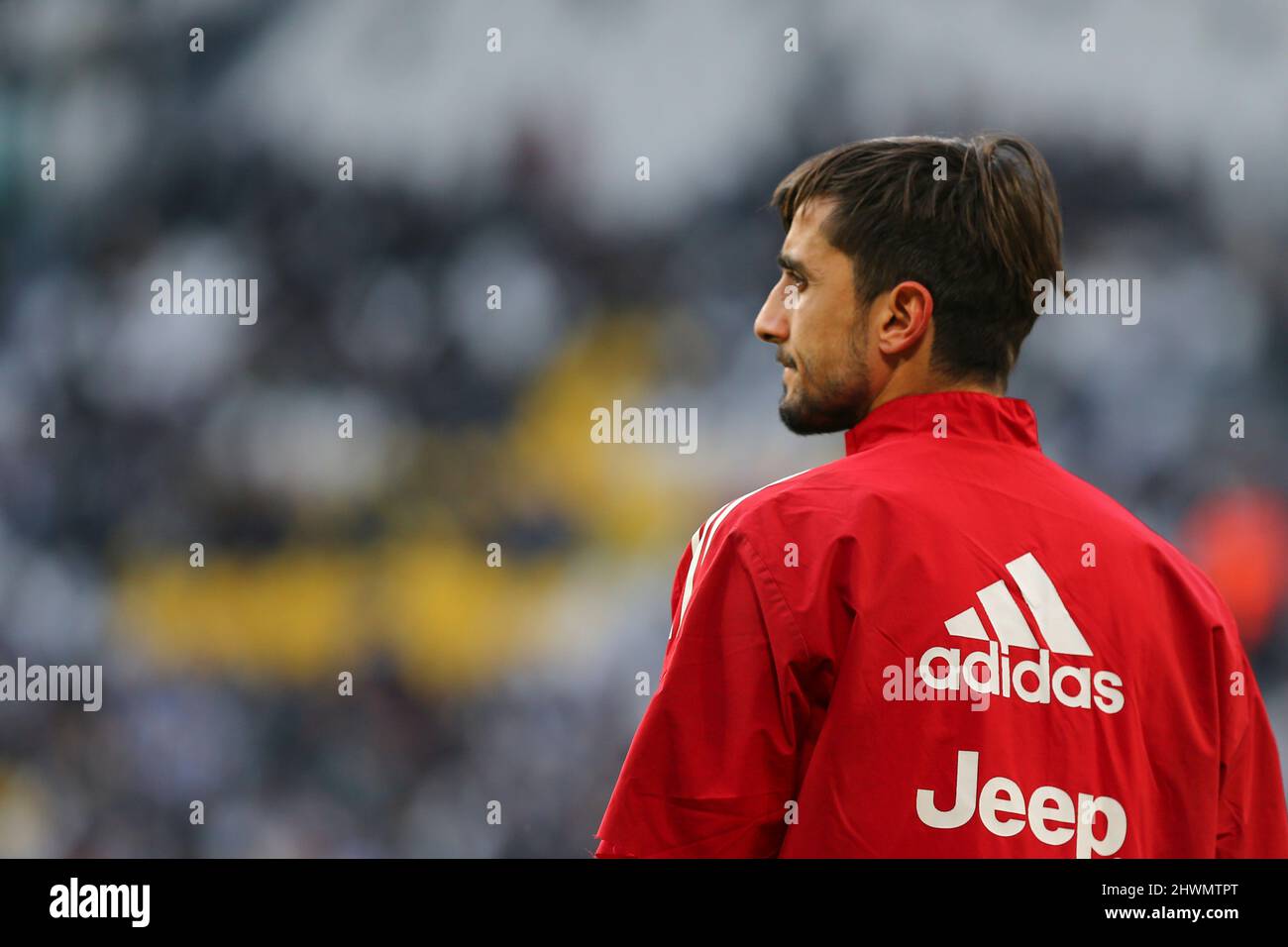 TORINO, ITALIA - 06 MARZO 2022. Mattia Perin del Juventus FC durante la partita tra Juventus FC e Spezia Calcio il 06 marzo 2022 allo Stadio Allianz di Torino. Credit: Massimiliano Ferraro/Medialys Images/Alamy Live News Foto Stock