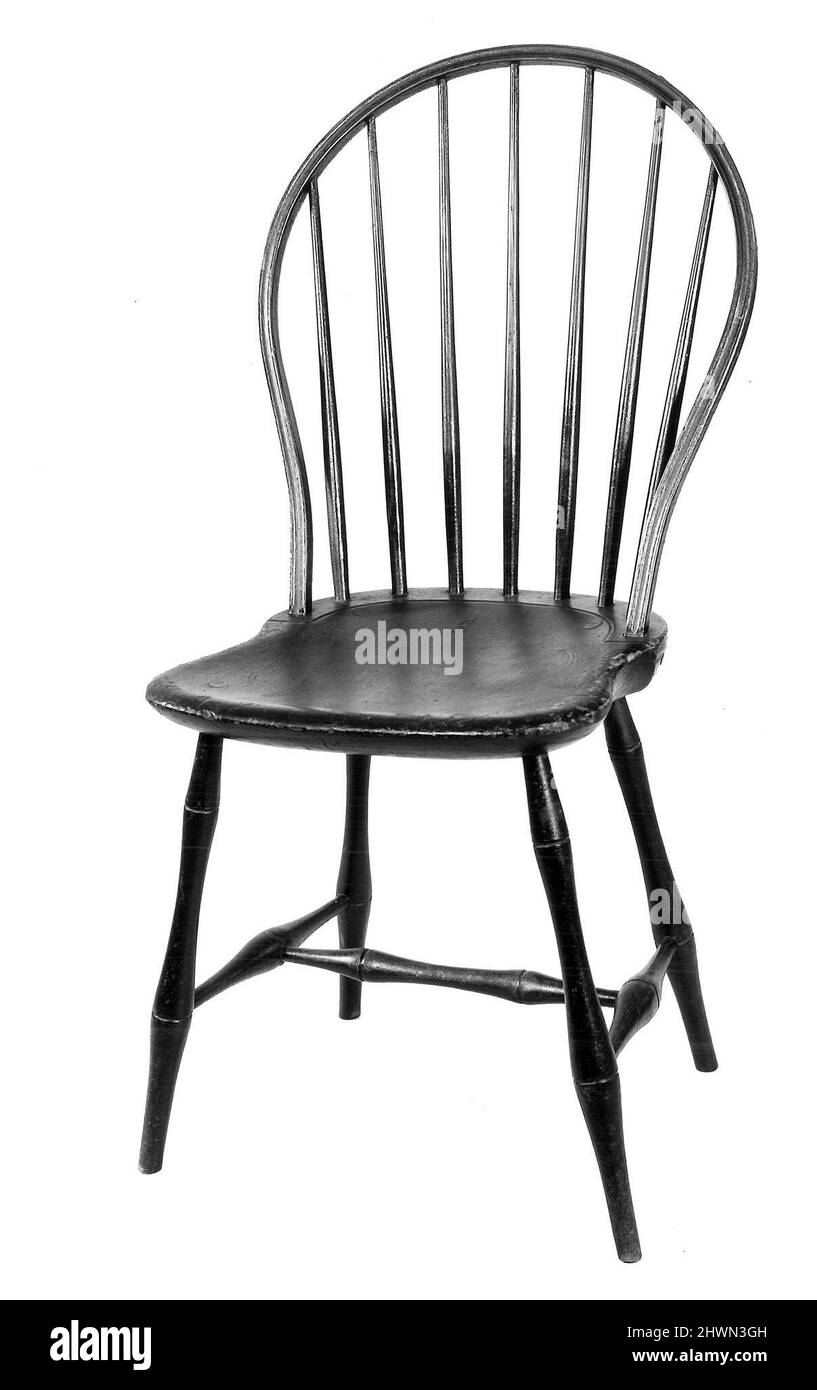 Coppia di sedie Windsor Foto Stock