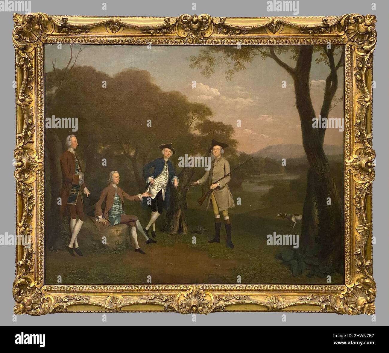 Boldero Fratelli di Cornborough, Yorkshire. Artista: Arthur Devis, inglese, 1712–1787 Foto Stock