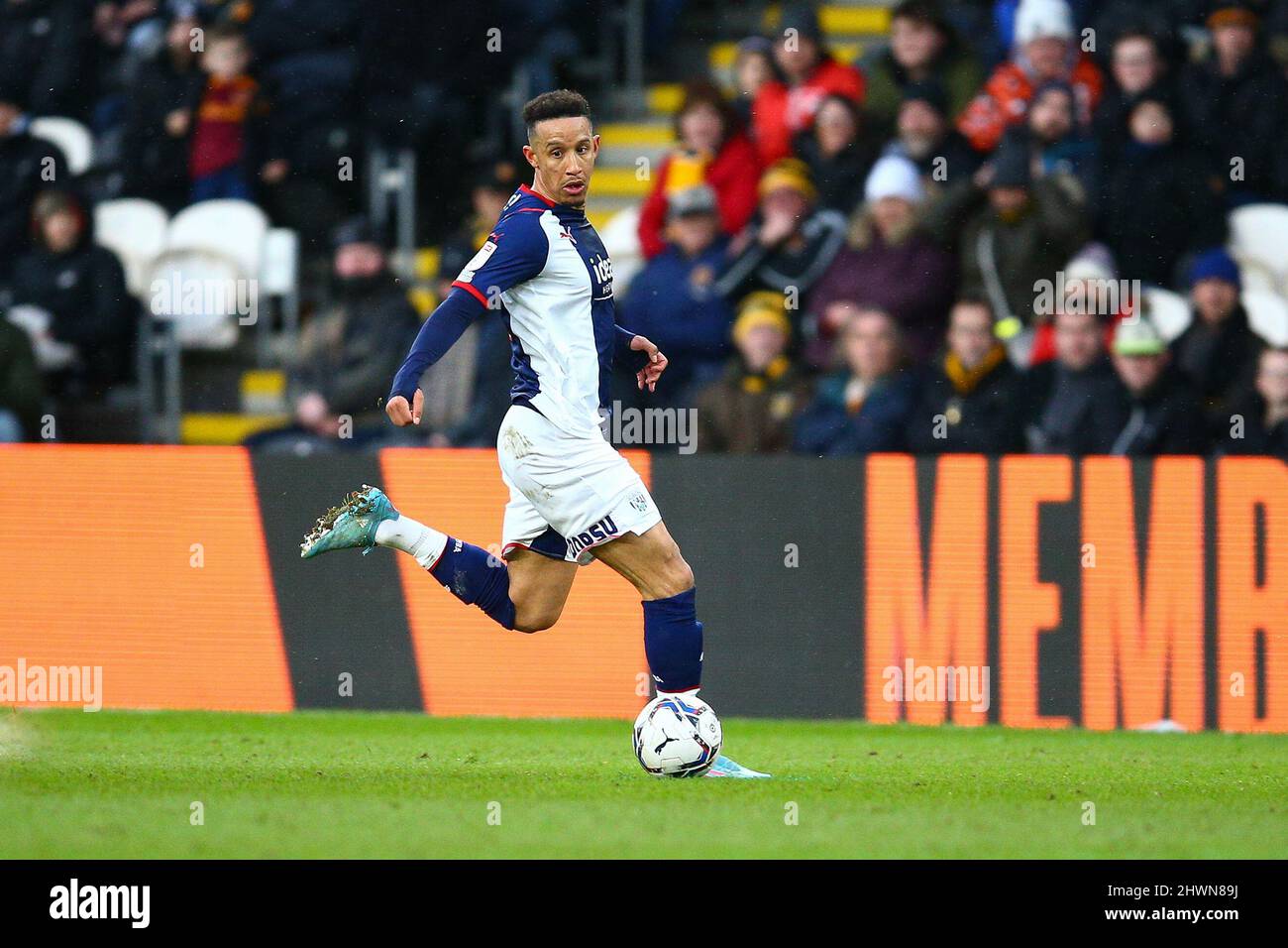 MKM Stadium, Hull, Inghilterra - 5th marzo 2022 Callum Robinson (7) di West Bromwich - durante la partita Hull City contro West Bromwich Albion, EFL Championship 2021/22 MKM Stadium, Hull, Inghilterra - 5th marzo 2022 Credit: Arthur Haigh/WhiteRosePhotos/Alamy Live News Foto Stock