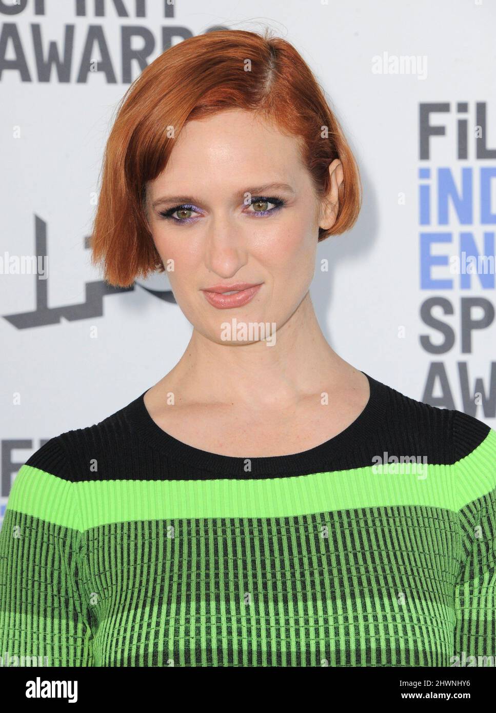 Santa Monica, California. 6th Mar 2022. Breeda Wool agli Arrivi per la cerimonia Independent Spirit Awards - Arrivi 2, Santa Monica Beach, Santa Monica, CA 6 marzo 2022. Credit: Elizabeth Goodenough/Everett Collection/Alamy Live News Foto Stock