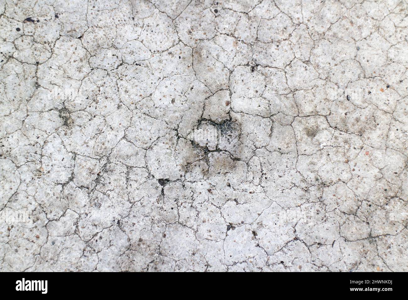 Dettagli di un piano Grunge pavimento in cemento sfondo Foto Stock