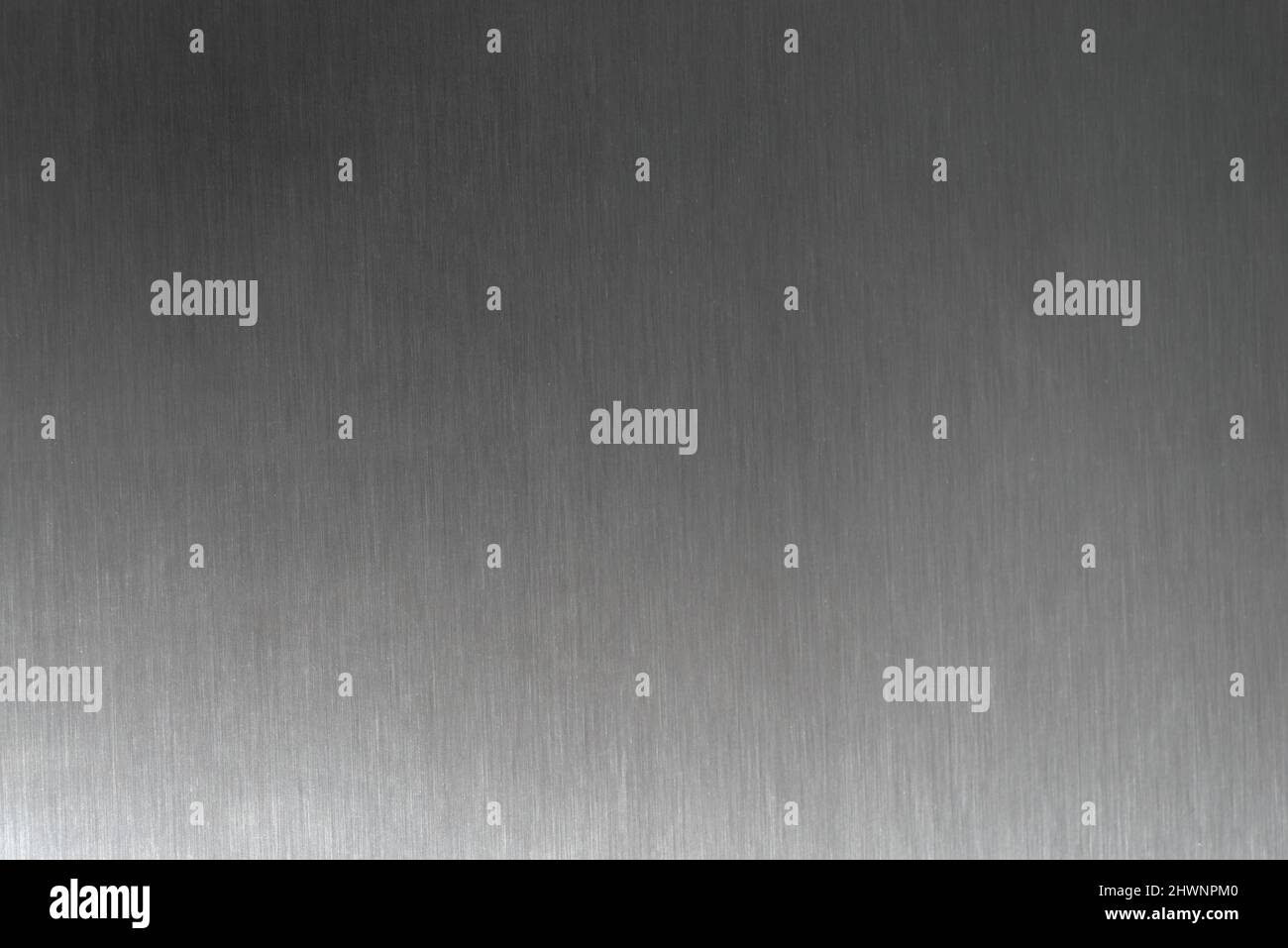 Sfondo metallico. Struttura in acciaio argento. Foglio in acciaio inox spazzolato Foto Stock