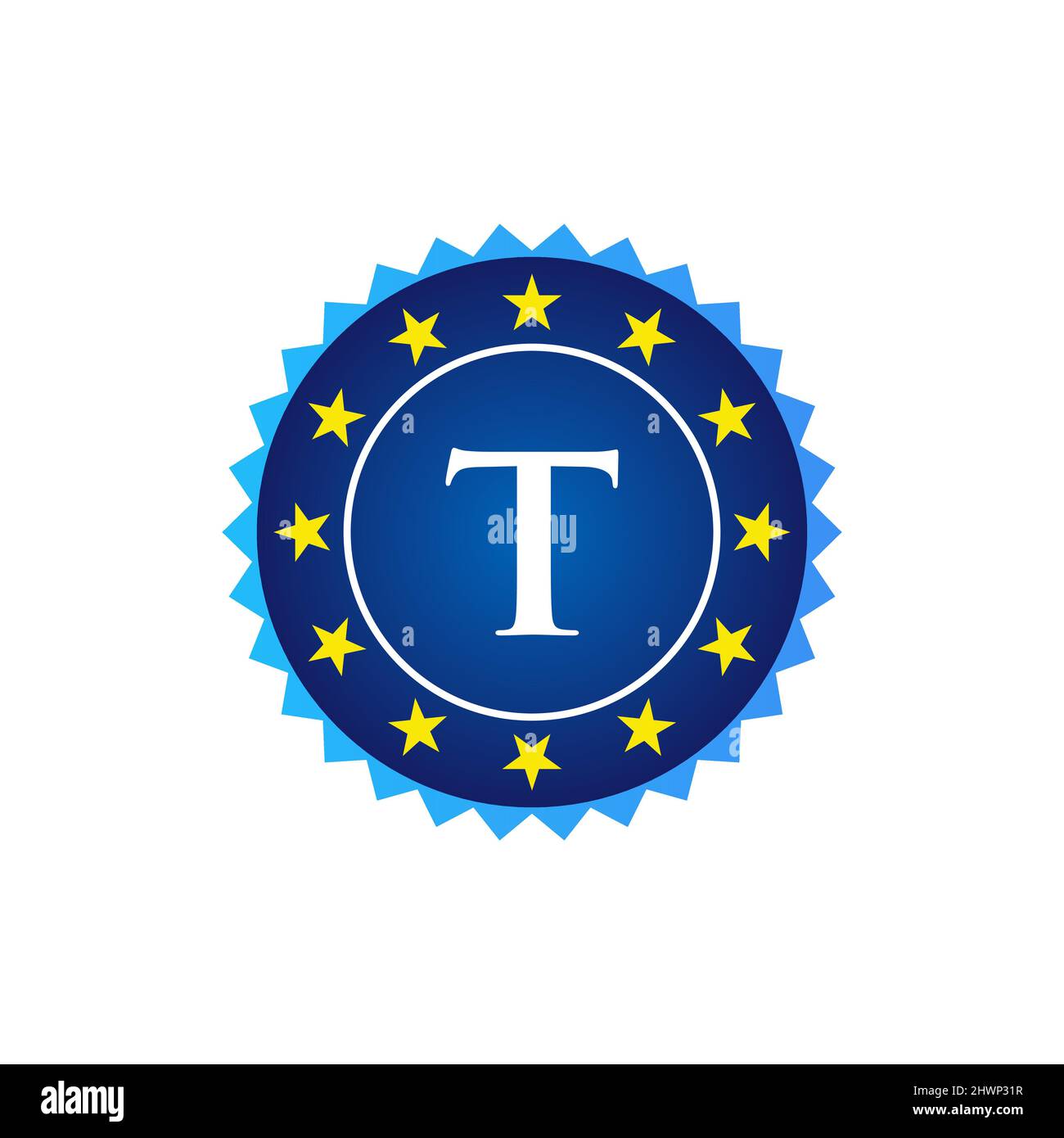 Logo ed etichetta sul cartello a T con la lettera. T Letter Vintage Badge  retro Vector Logo Template Badges, etichette, emblemi, marchi e design  Immagine e Vettoriale - Alamy