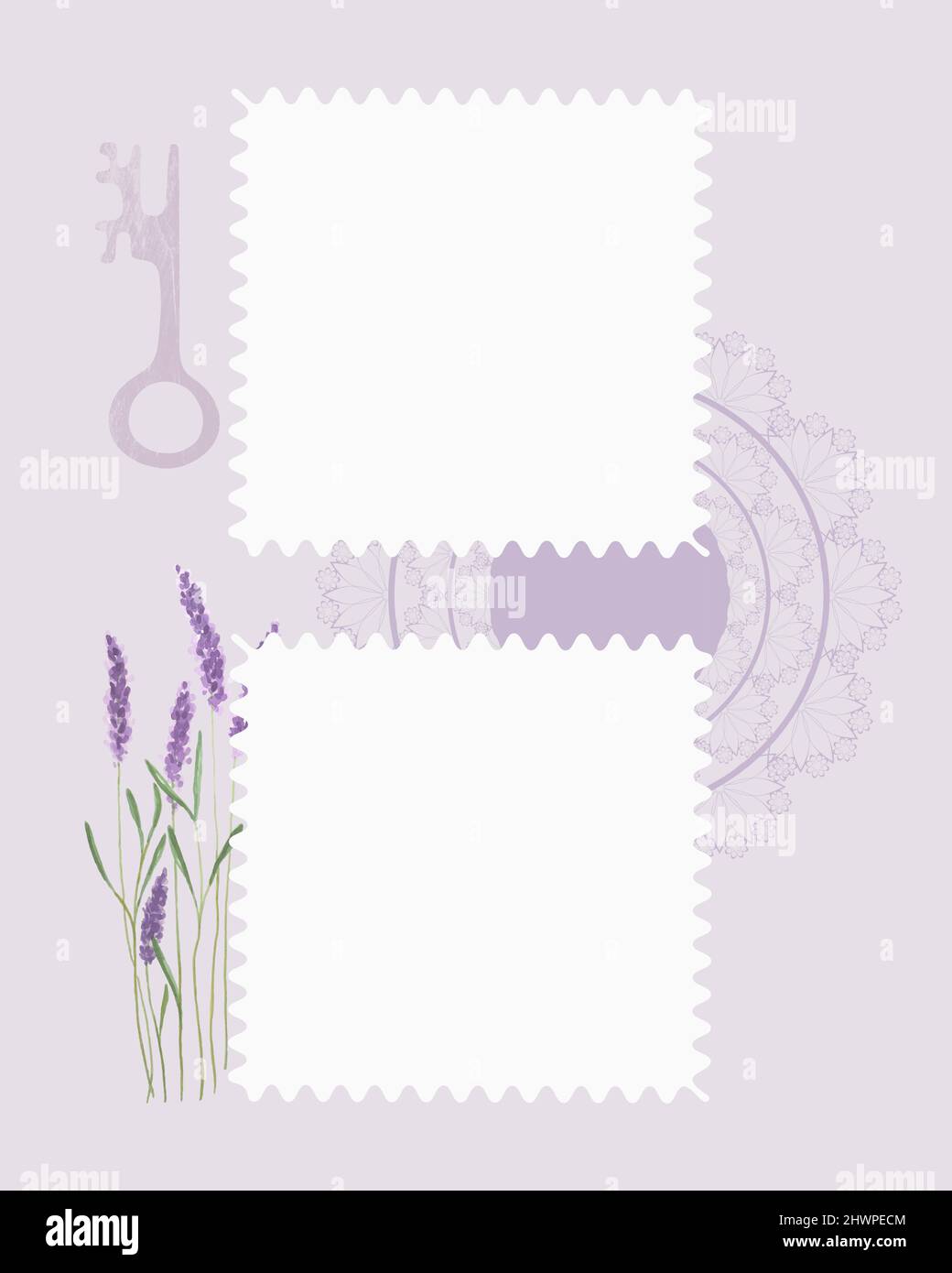 Planner planner minimalistico per prendere appunti, collage, per note, idee, piani, elenco impegni, promemoria. Illustrazione vettoriale Illustrazione Vettoriale