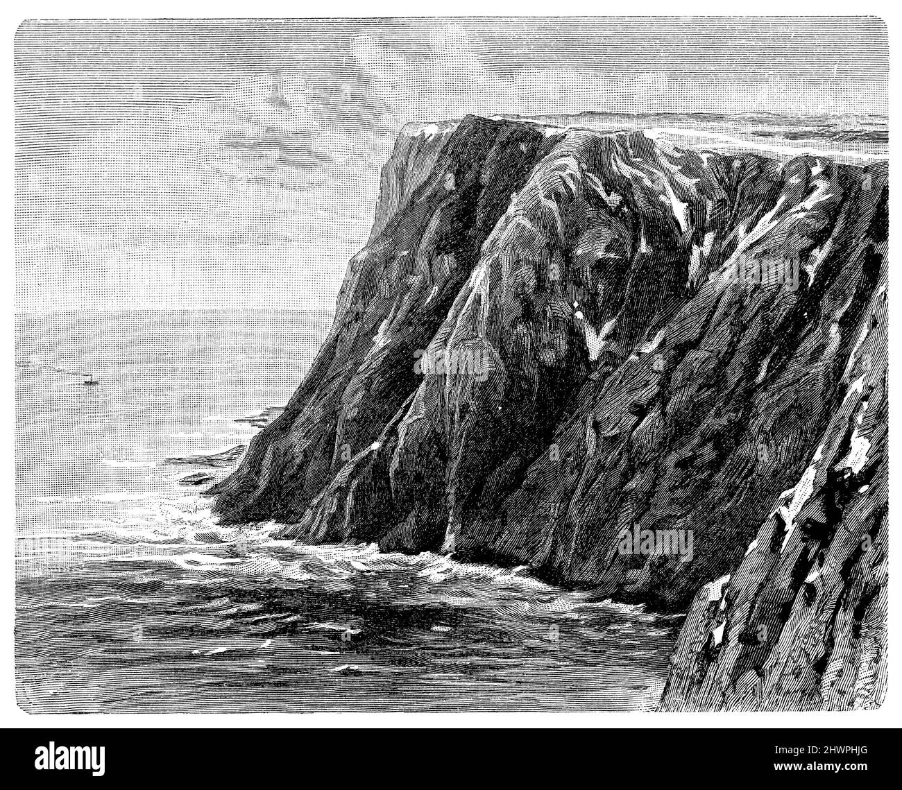 North Cape, , (atlas, 1909), Nordkap, Cap Nord Foto Stock