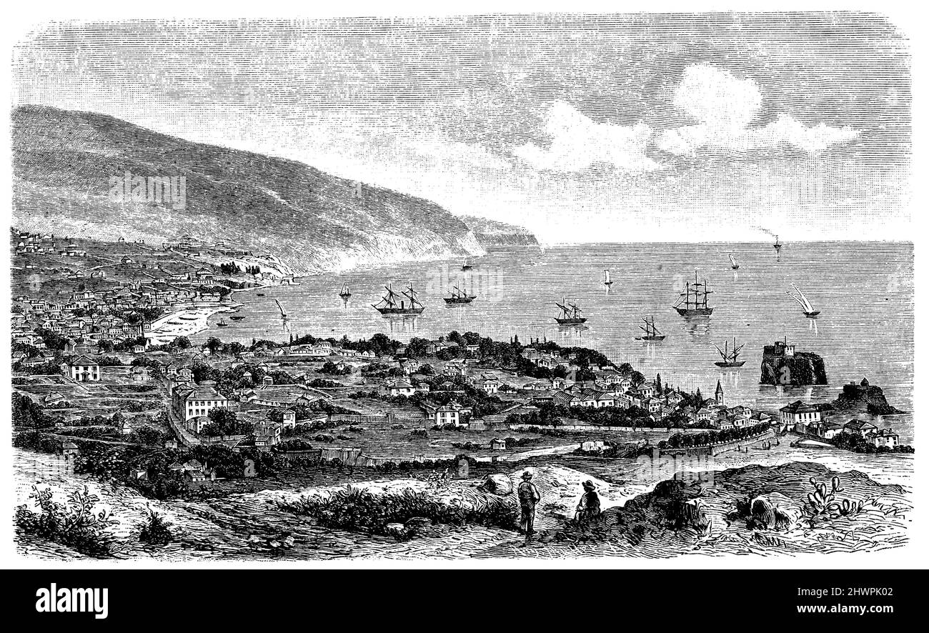 Funchal, , (Enciclopedia, 1893), Funchal, Funchal Foto Stock