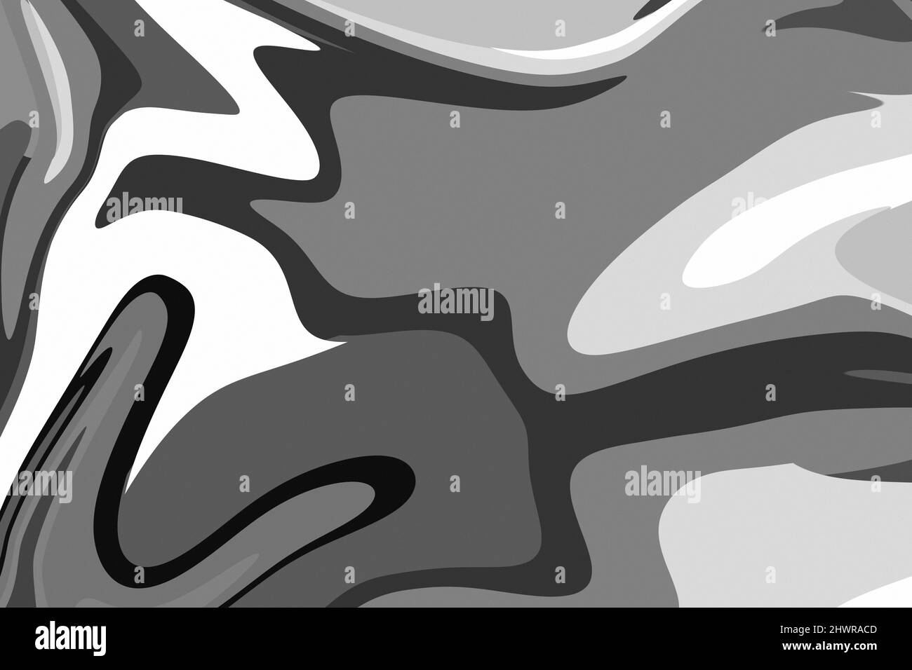 Fondo psichedelico grovy piatto. Carta da parati astratta disegnata a mano. Foto Stock