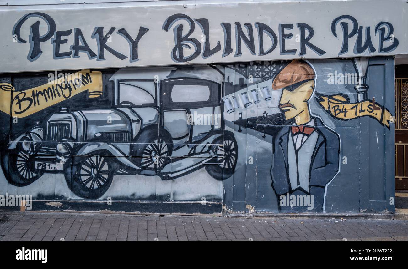 The Peaky Blinder Pub a Birmingham. Foto Stock