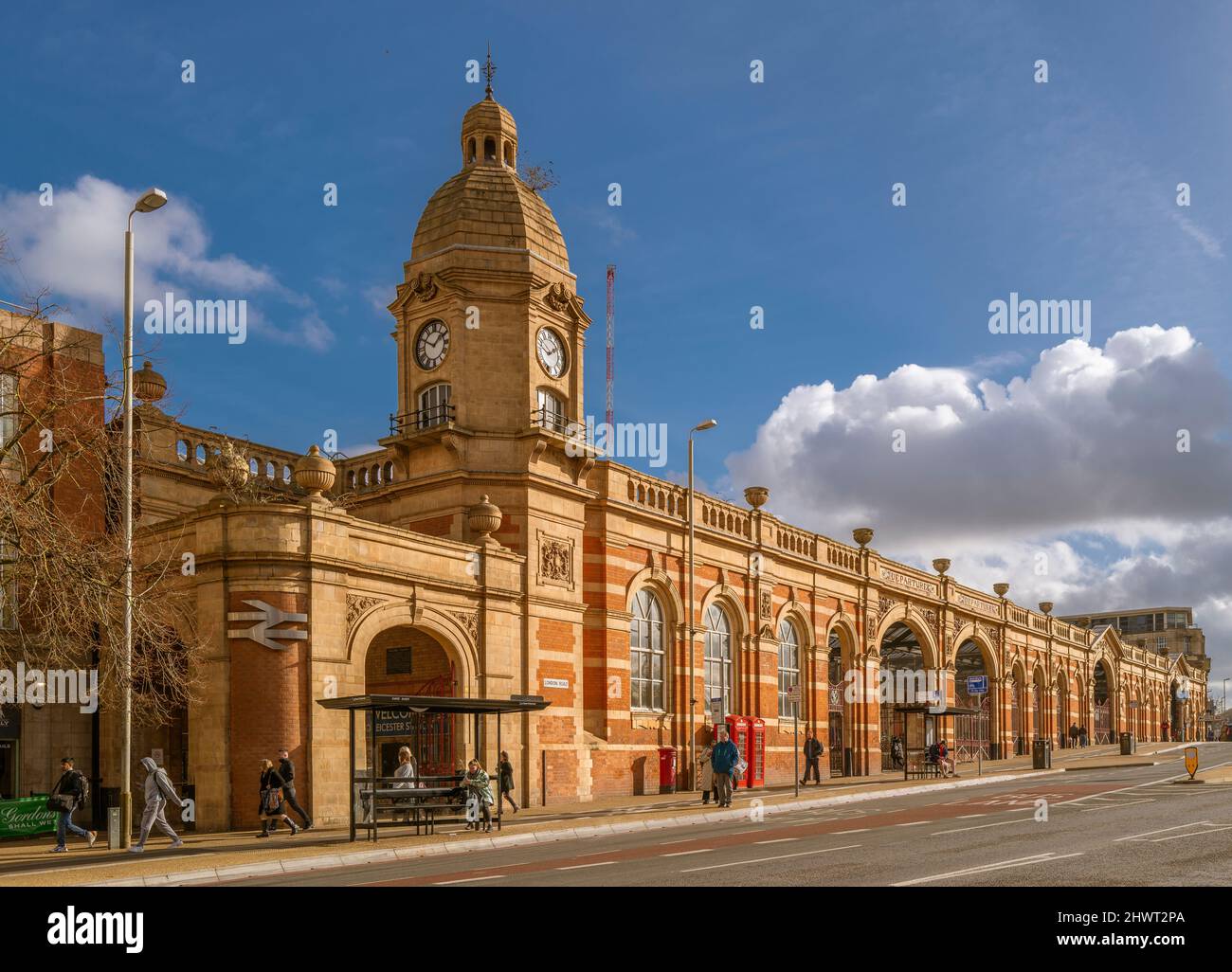 Stazione ferroviaria di Leicester London Road. Foto Stock