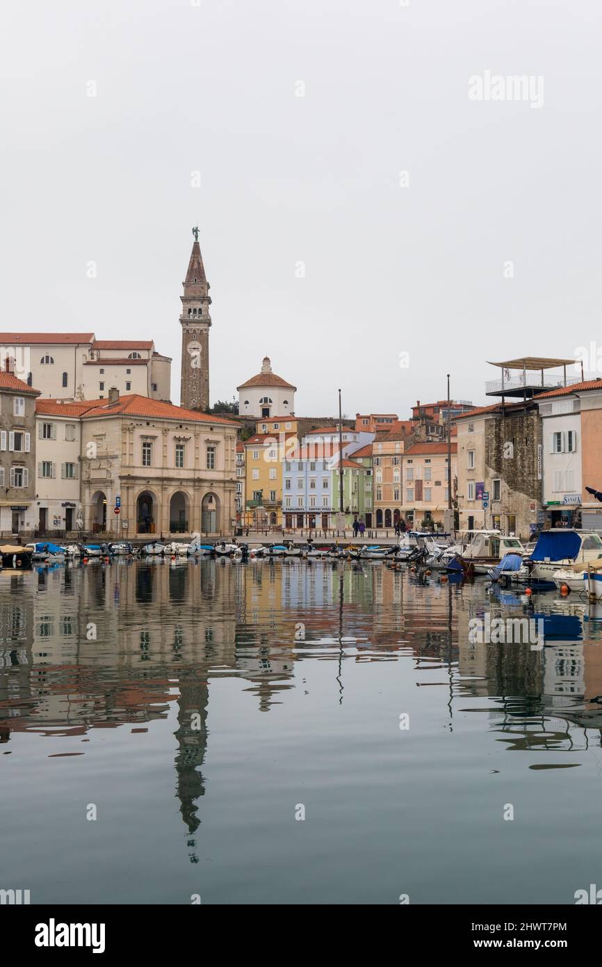 Pirano, Slovenia Foto Stock